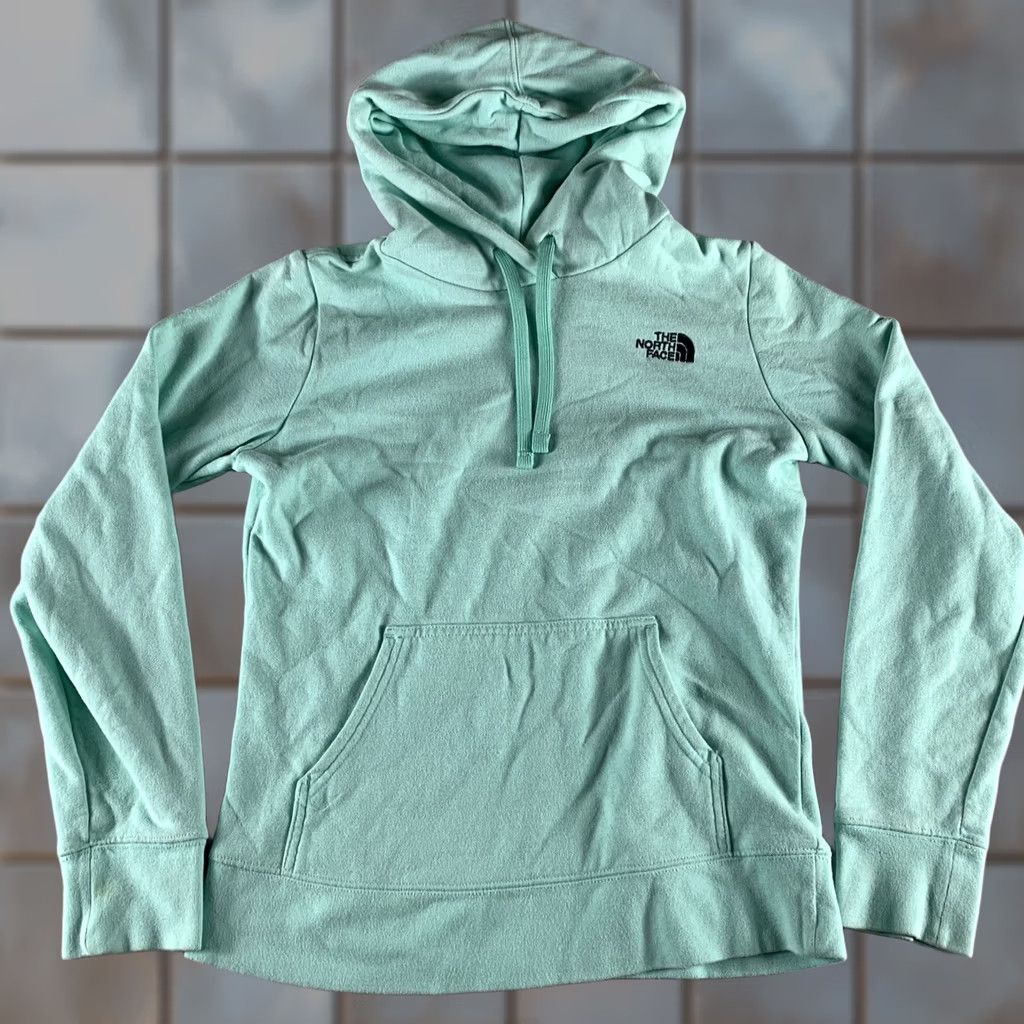 The North Face The North Face Sweater Womens Small Hooded Pullover Longsleeve Mint Green Size S / US 4 / IT 40 - 1 Thumbnail
