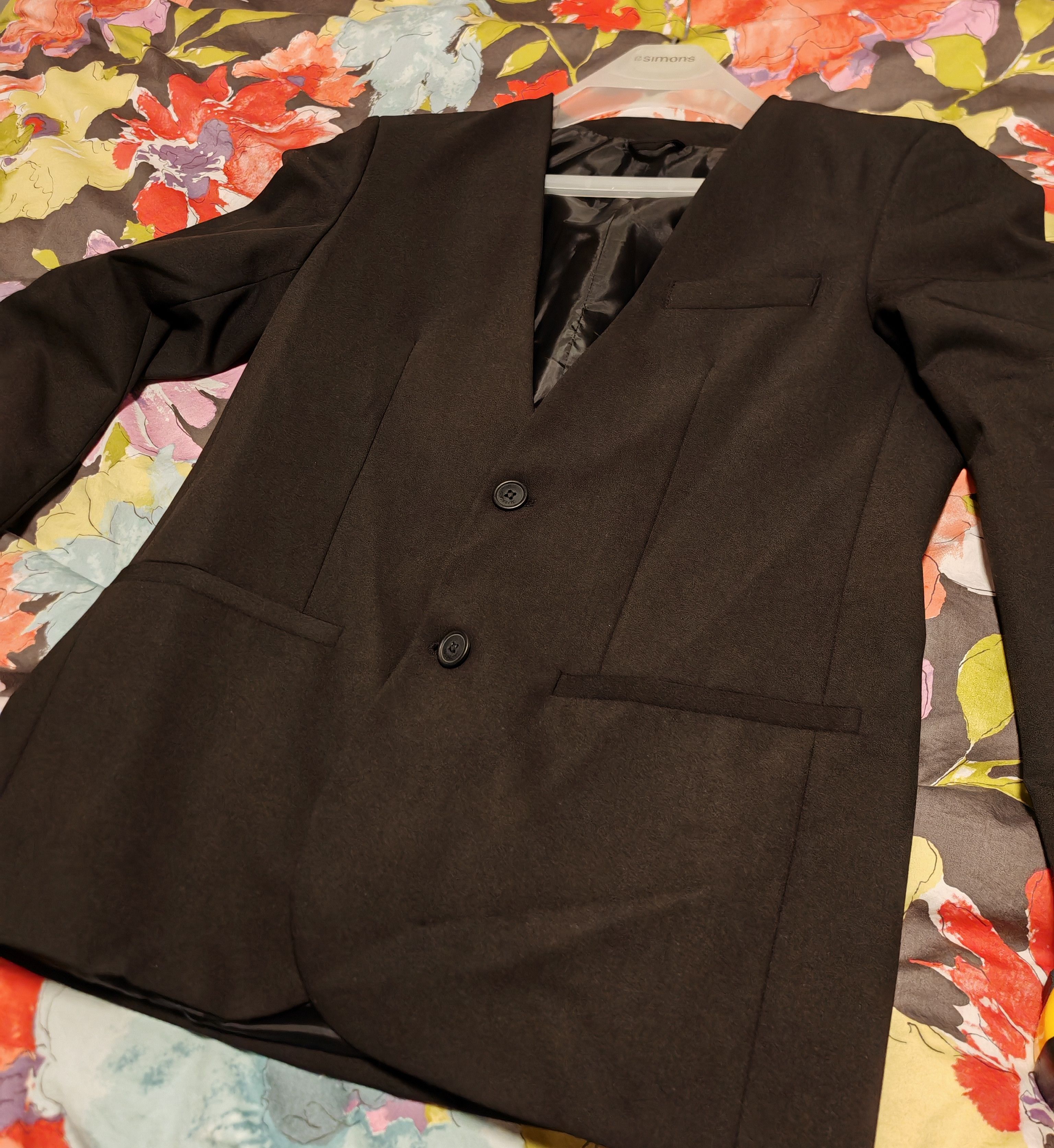 Imperial IMPERIAL Collarless Blazer Size 38R - 4 Thumbnail