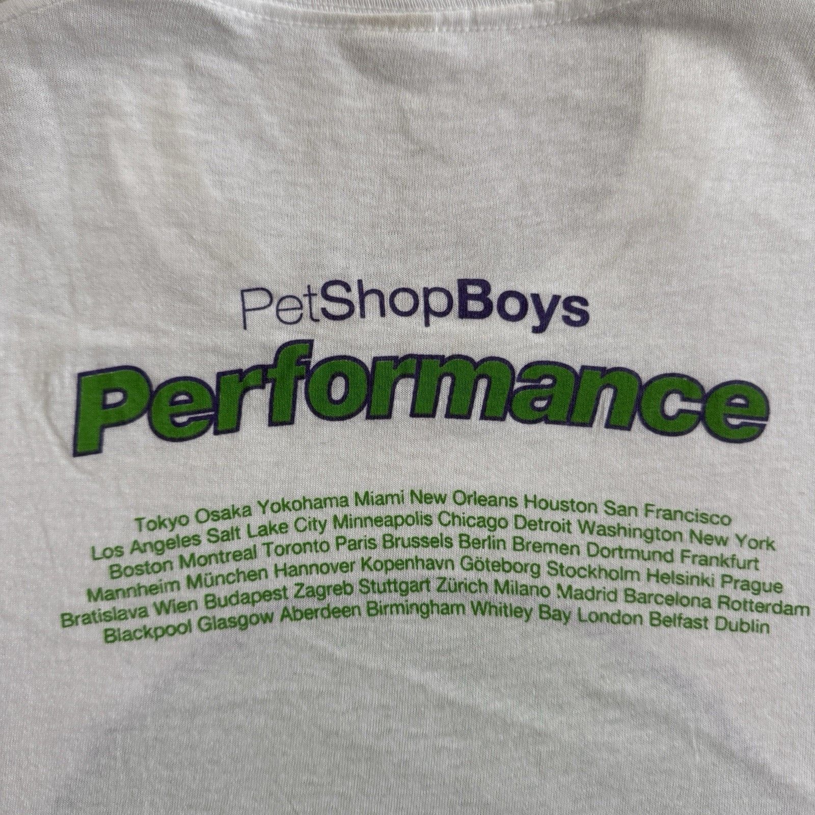 Band Tees × Vintage Vintage 90s Pet Shop Boys Performance PSB Synth 1991 T-Shirt Size US L / EU 52-54 / 3 - 7 Thumbnail