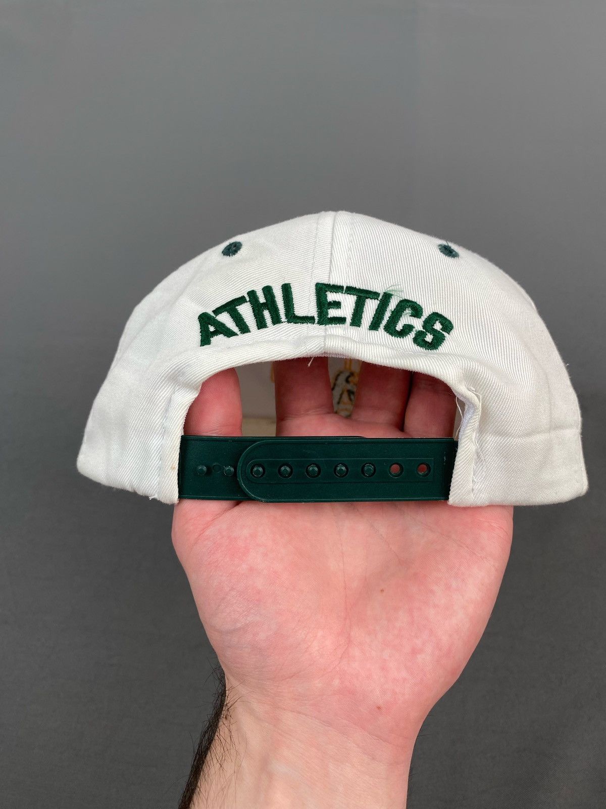 Vintage 1990’s Vintage Oakland Athletics Two Tone Snap Back Size ONE SIZE - 8 Thumbnail