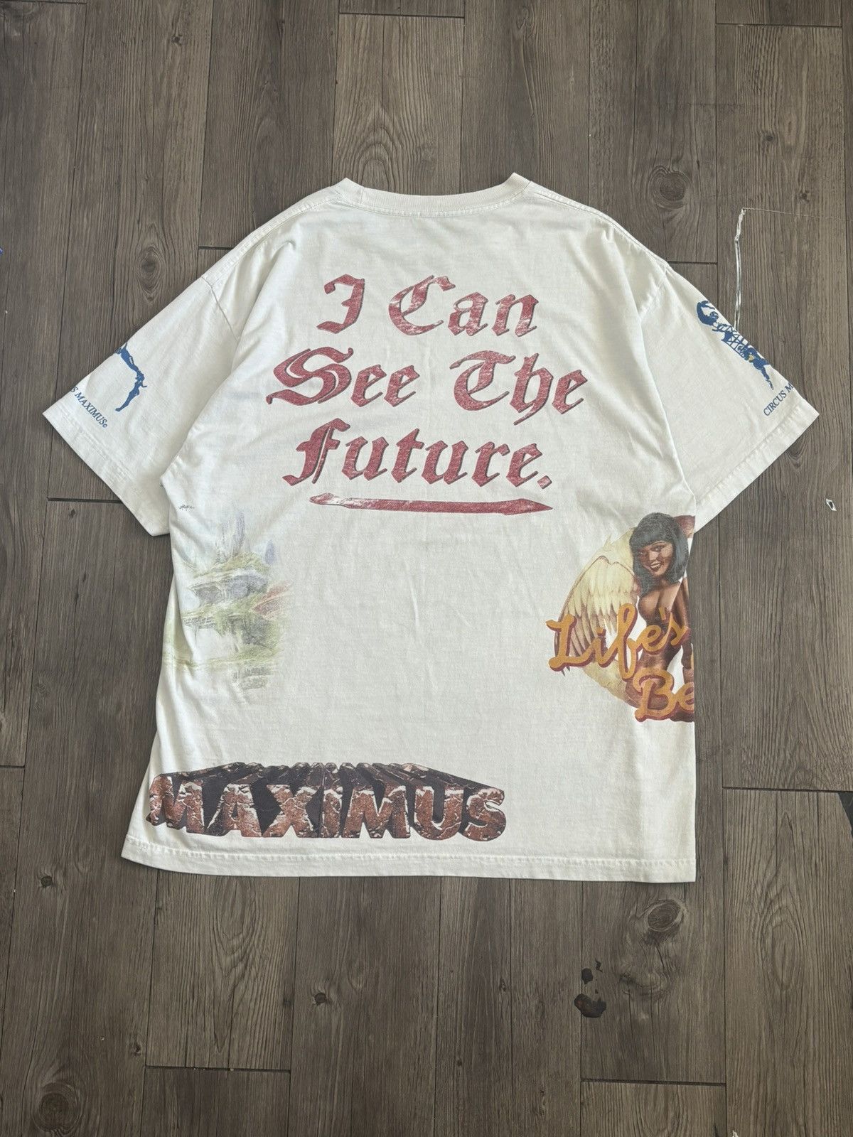 Travis Scott Travis Scott Utopia See The Future Tee Size US XL / EU 56 / 4 - 2 Thumbnail