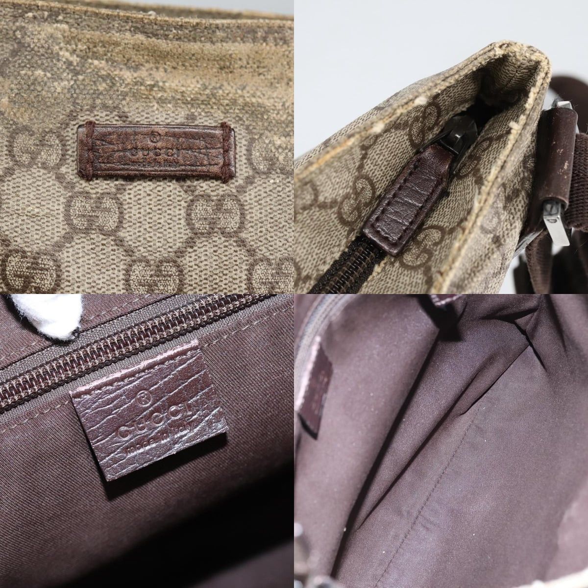 Gucci GUCCI GG Supreme Shoulder Bag Pvc Beige Size ONE SIZE - 11 Thumbnail