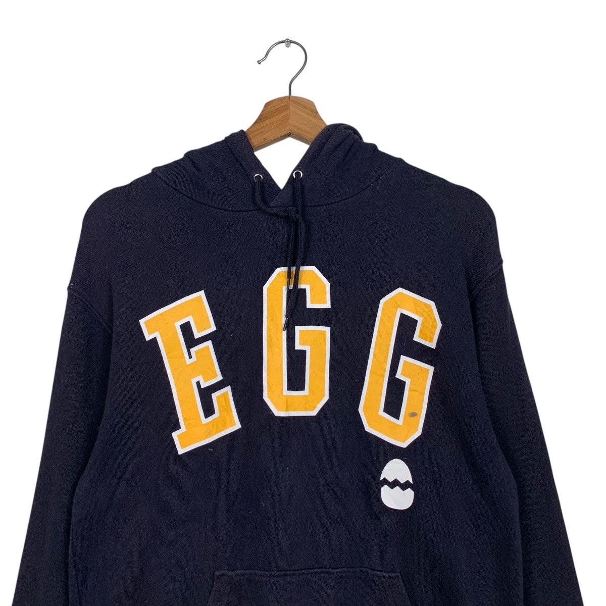 Japanese Brand EGG Big Logo Pullover Hoodies Sweatshirt #1612-C72 Size US M / EU 48-50 / 2 - 11 Thumbnail