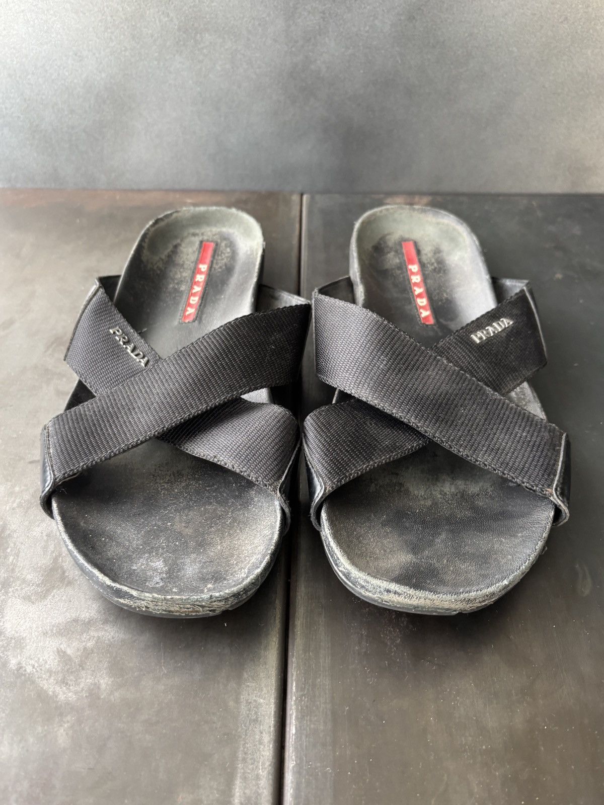 Prada 2018 Prada Sandals Prada Sport 4X2210 Nastro Nylon Cross Size US 10 / EU 43 - 3 Thumbnail