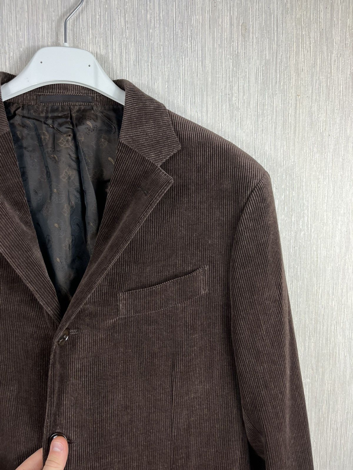 Ermenegildo Zegna Ermenegildo Zegna cashco comfort corduroy blazer jacket Size US M / EU 48-50 / 2 - 11 Thumbnail