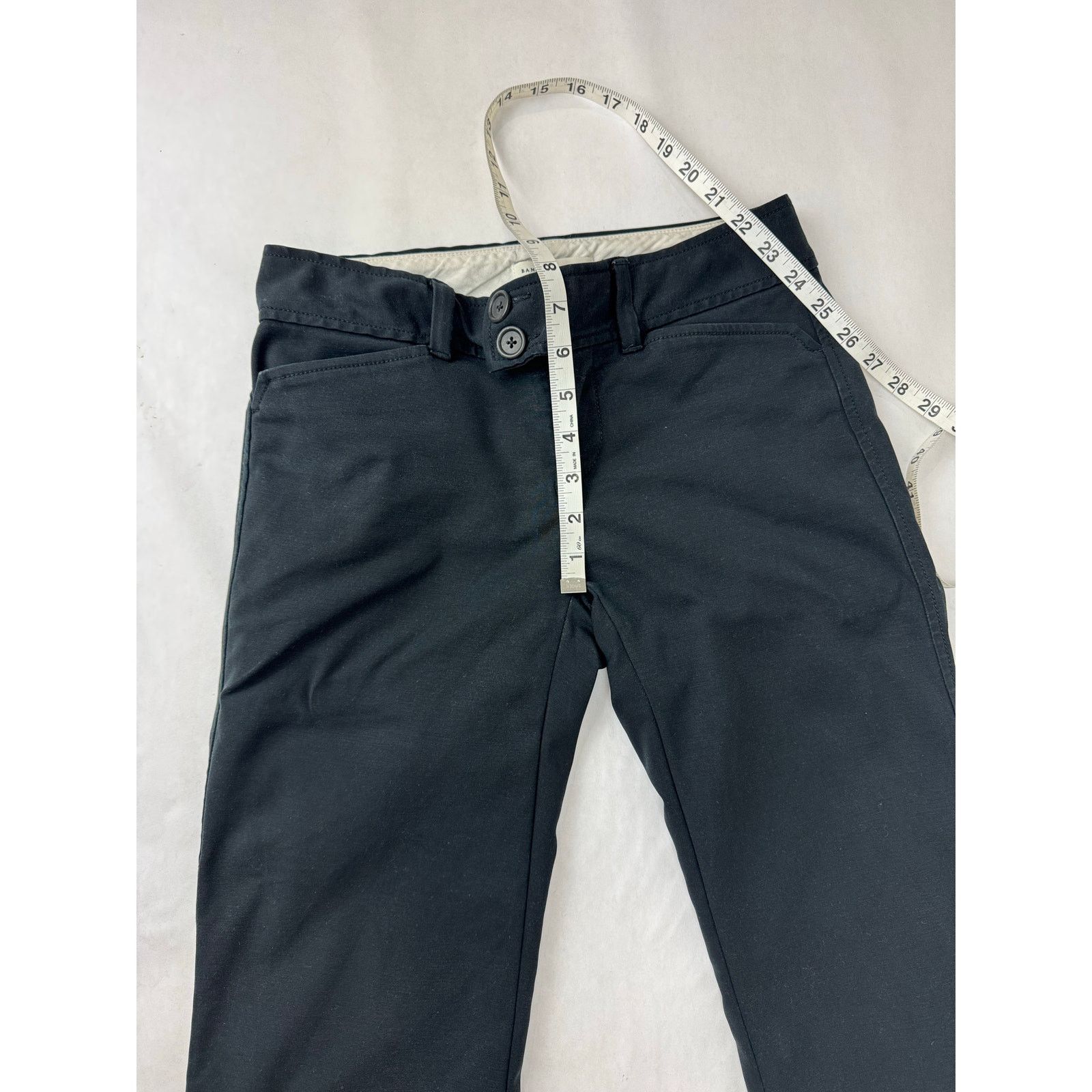 Banana Republic Y2K Banana Republic Martin Low-Rise Pants Career Black 0 Size 25" / US 0 / IT 36 - 4 Thumbnail