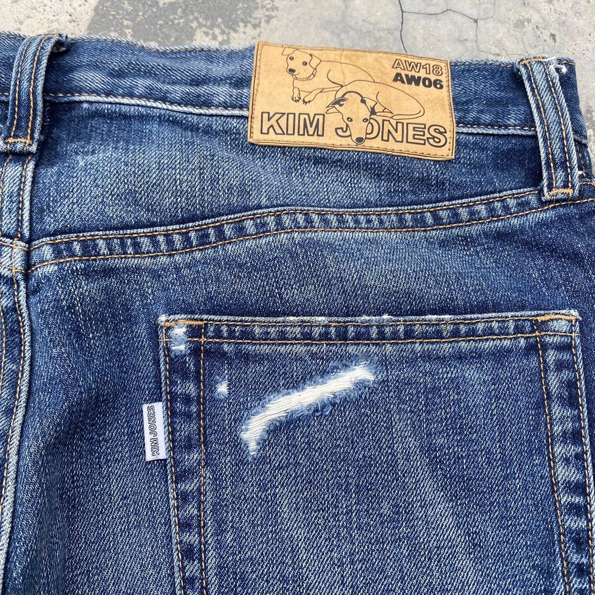 Kim Jones KIM JONES Repaired Distressed Jeans Size US 31 - 8 Thumbnail