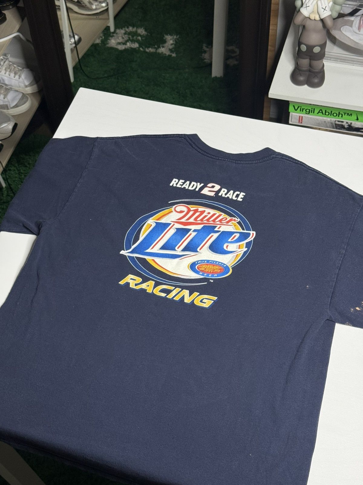 NASCAR VINTAGE Y2K Nascar Miller Lite Tee “Navy” [XL] PREOWNED Size US XL / EU 56 / 4 - 5 Thumbnail