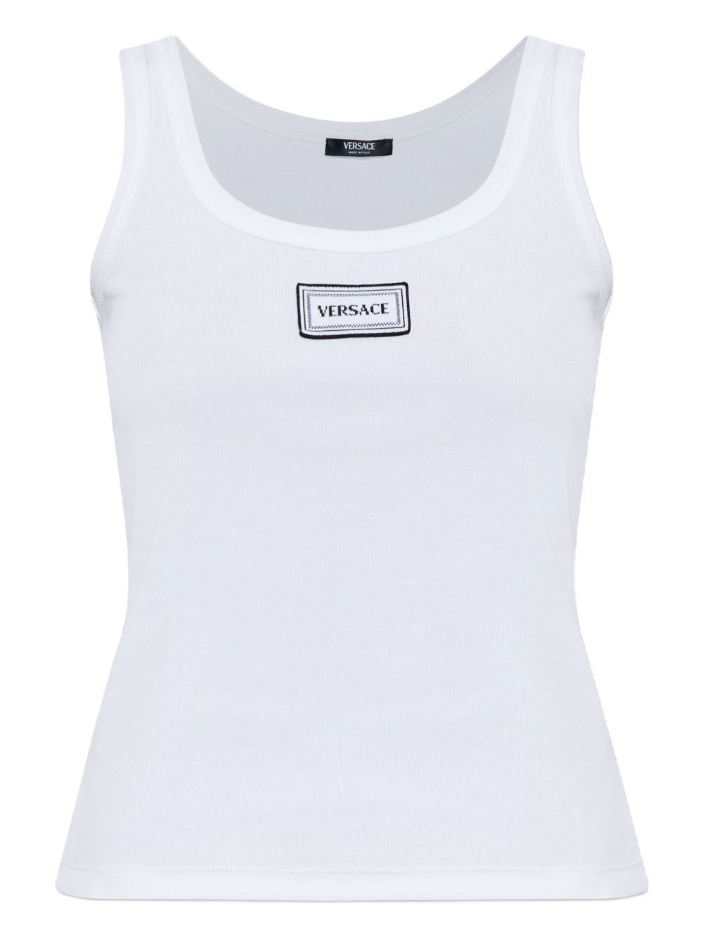 Versace LOGO COTTON TANK TOP Size S / US 4 / IT 40 - 1 Thumbnail