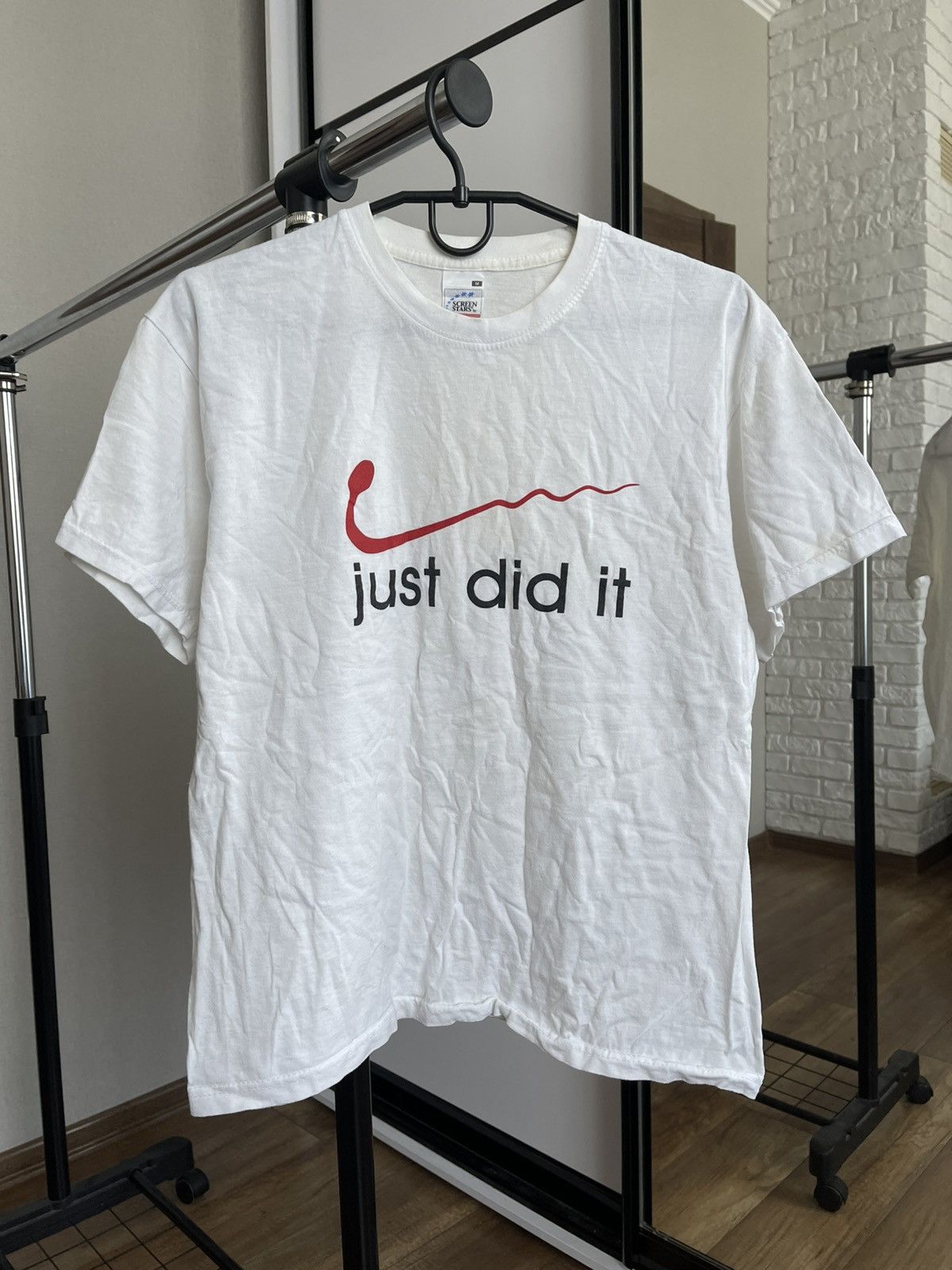 Vintage Just Did It Vintage Humor T-Shirt Tee 90s Size US M / EU 48-50 / 2 - 2 Thumbnail