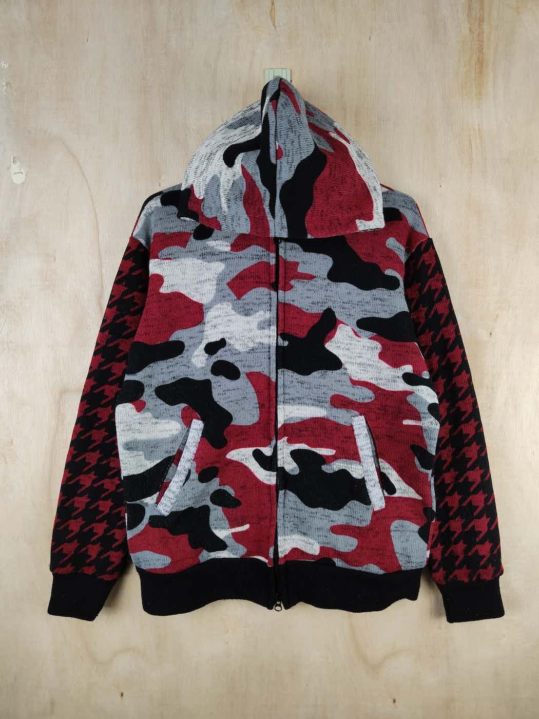 Japanese Brand Japanese Brand Red Bigbang Knitwear Hoodie Sweaters #S2549 Size L / US 10 / IT 46 - 11 Thumbnail