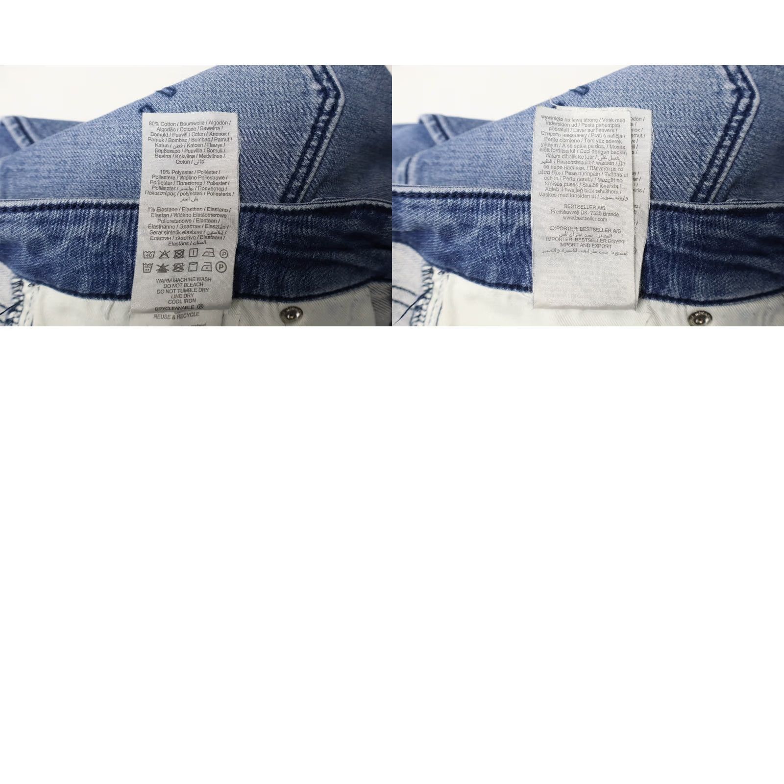 Jack & Jones JACK & JONES Slim/Glenn Jeans Men's W32/L34 Blue Whiskers Button Fly Stretch Slim Jeans Mens W32/L34 Blue Whiskers Button Fly Stretch Size US 32 / EU 48 - 8 Thumbnail