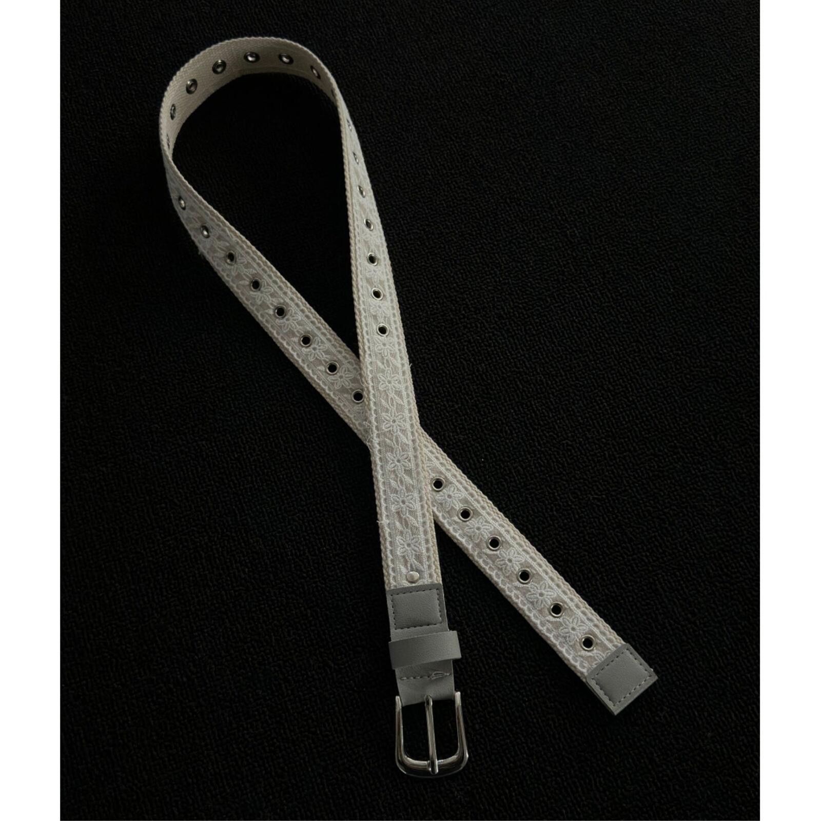 Other White Lace Cut-Out Belt | Sweet Punk Street Design Size ONE SIZE - 2 Thumbnail