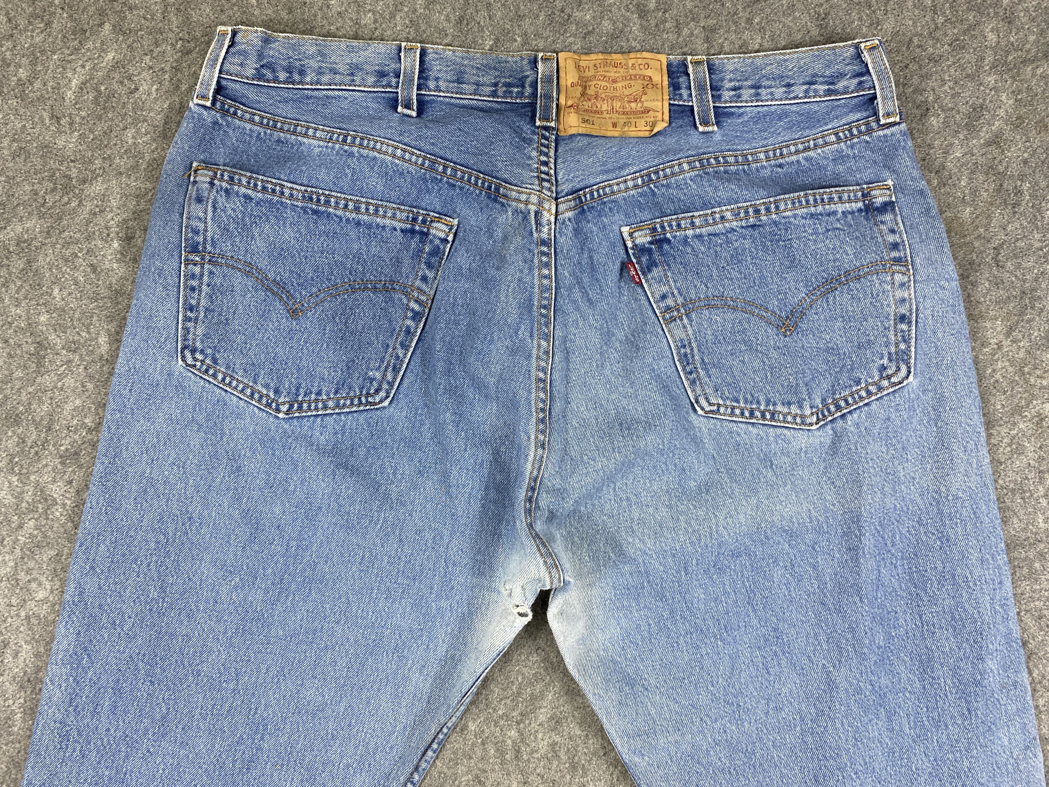 Levi's Blue Vintage Levi's 501 Jeans 38x30 Denim -JN2357 Size US 38 / EU 54 - 4 Thumbnail