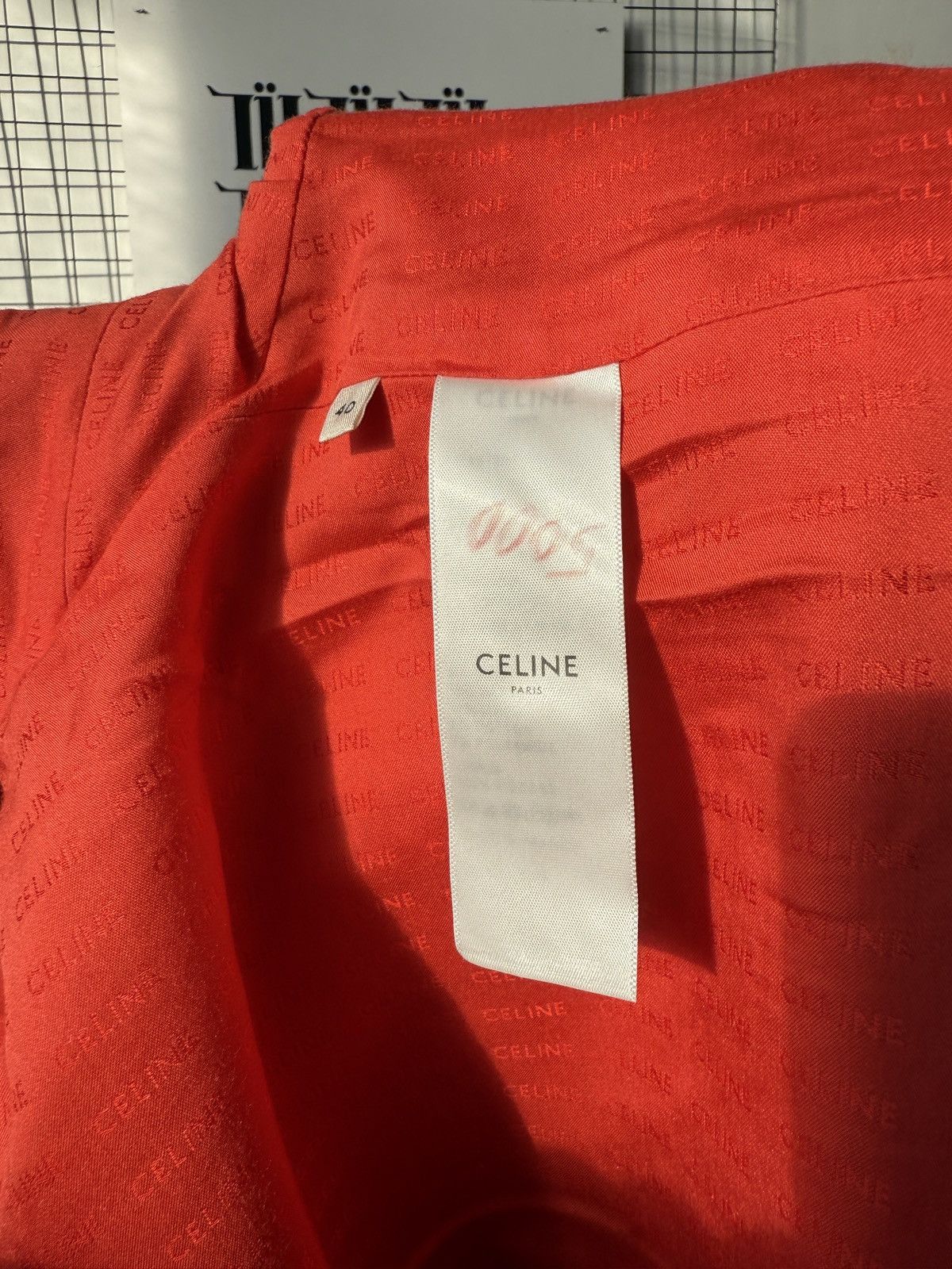 Celine Celine Chasseur Tweed Evening Wool Jacket Red Gold Buttoned Size M / US 6-8 / IT 42-44 - 19 Thumbnail