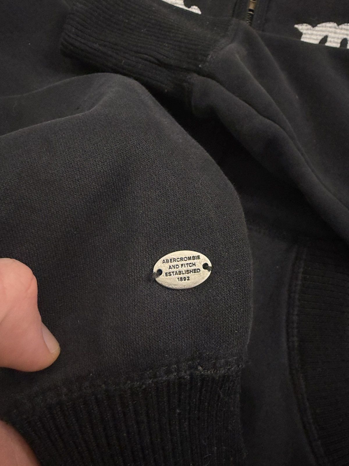 Abercrombie & Fitch Abercrombie & Fitch New York Fur Y2K Zip Hoodie Size M / US 6-8 / IT 42-44 - 7 Thumbnail