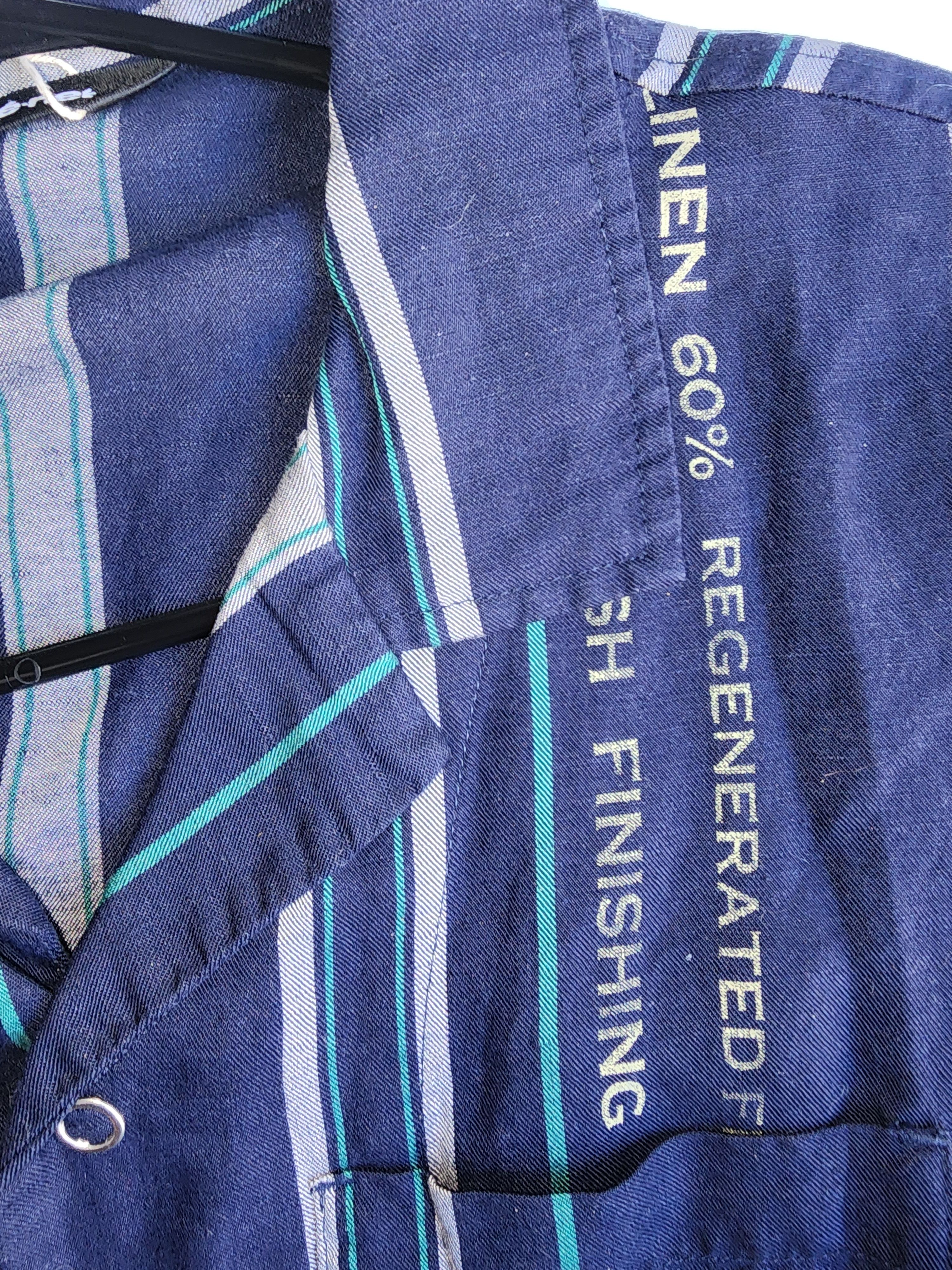 Issey Miyake ISSEY MIYAKE X NE NET LINEN SHIRT CH 42" Size US M / EU 48-50 / 2 - 3 Thumbnail