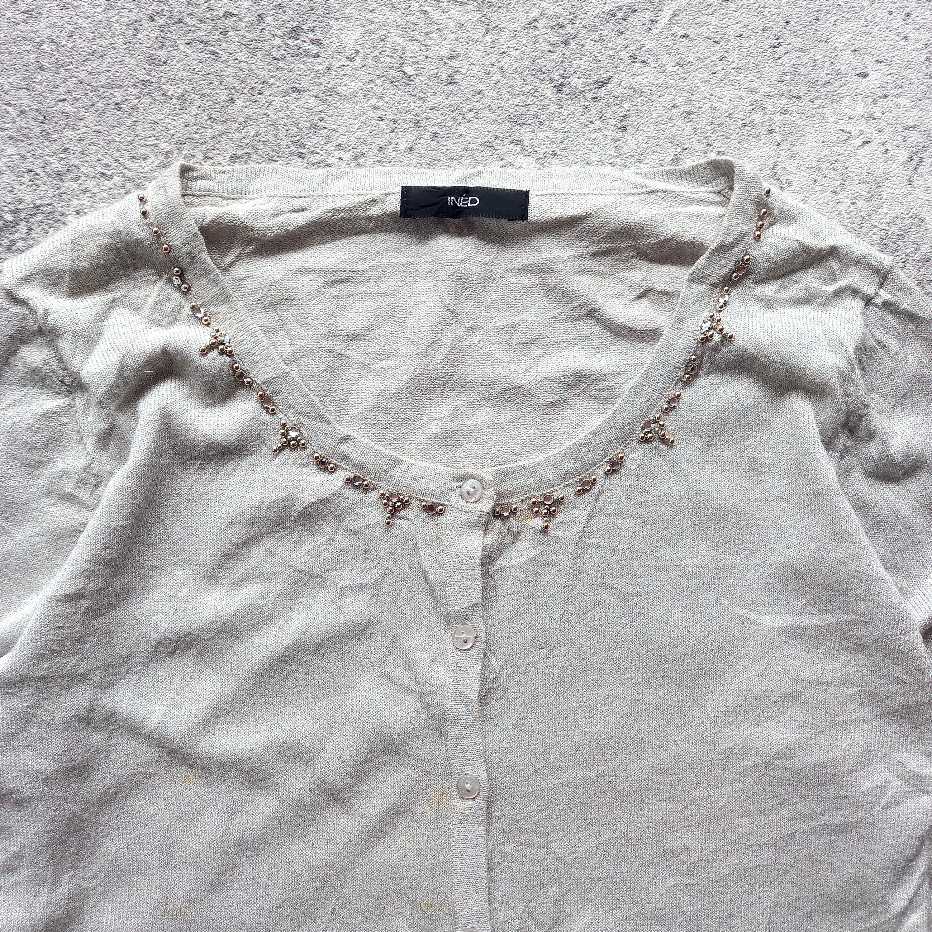 Japanese Brand INED by Yohji Yamamoto Button Up Knit Size S / US 4 / IT 40 - 2 Thumbnail