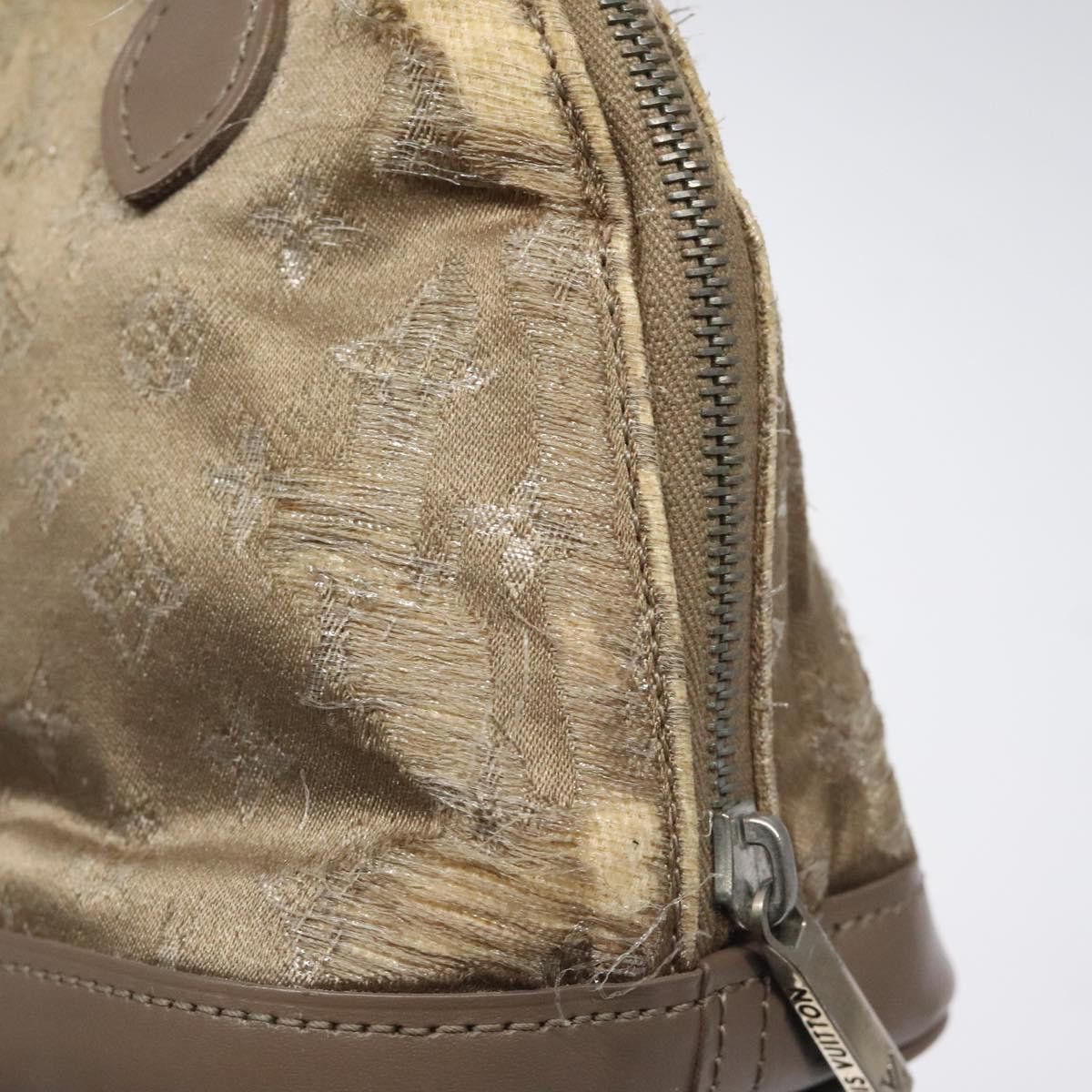 Louis Vuitton LOUIS VUITTON Monogram Satin Little Alma Hand Bag Gray Size ONE SIZE - 16 Thumbnail