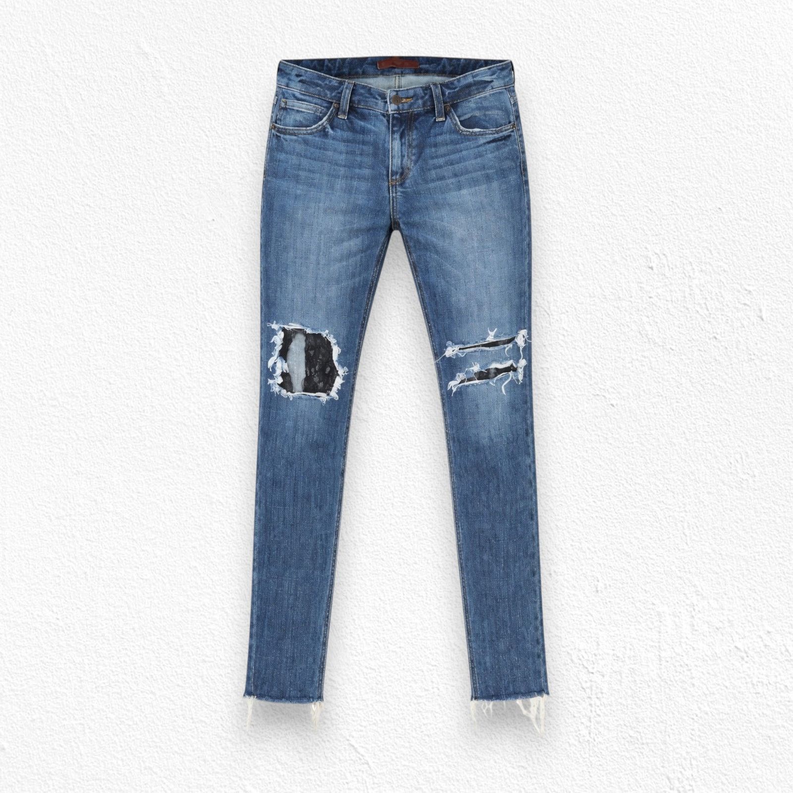 Other Distressed Boyfriend Ankle Straight Jeans Size 27 Size 27" / US 4 / IT 40 - 1 Thumbnail