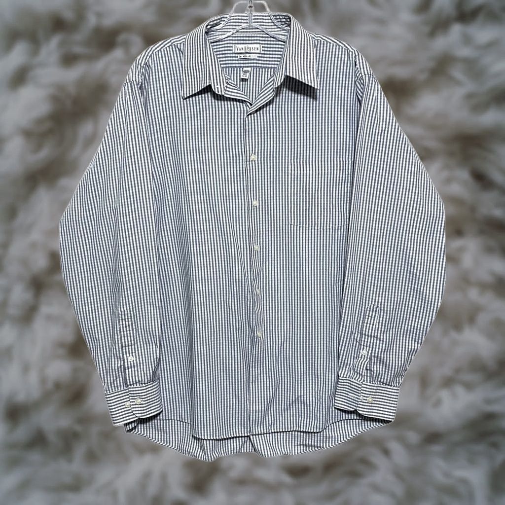 dress shirt van heusen VANH0527 improved fit Van Heusen Men's Classic-Fit Poplin