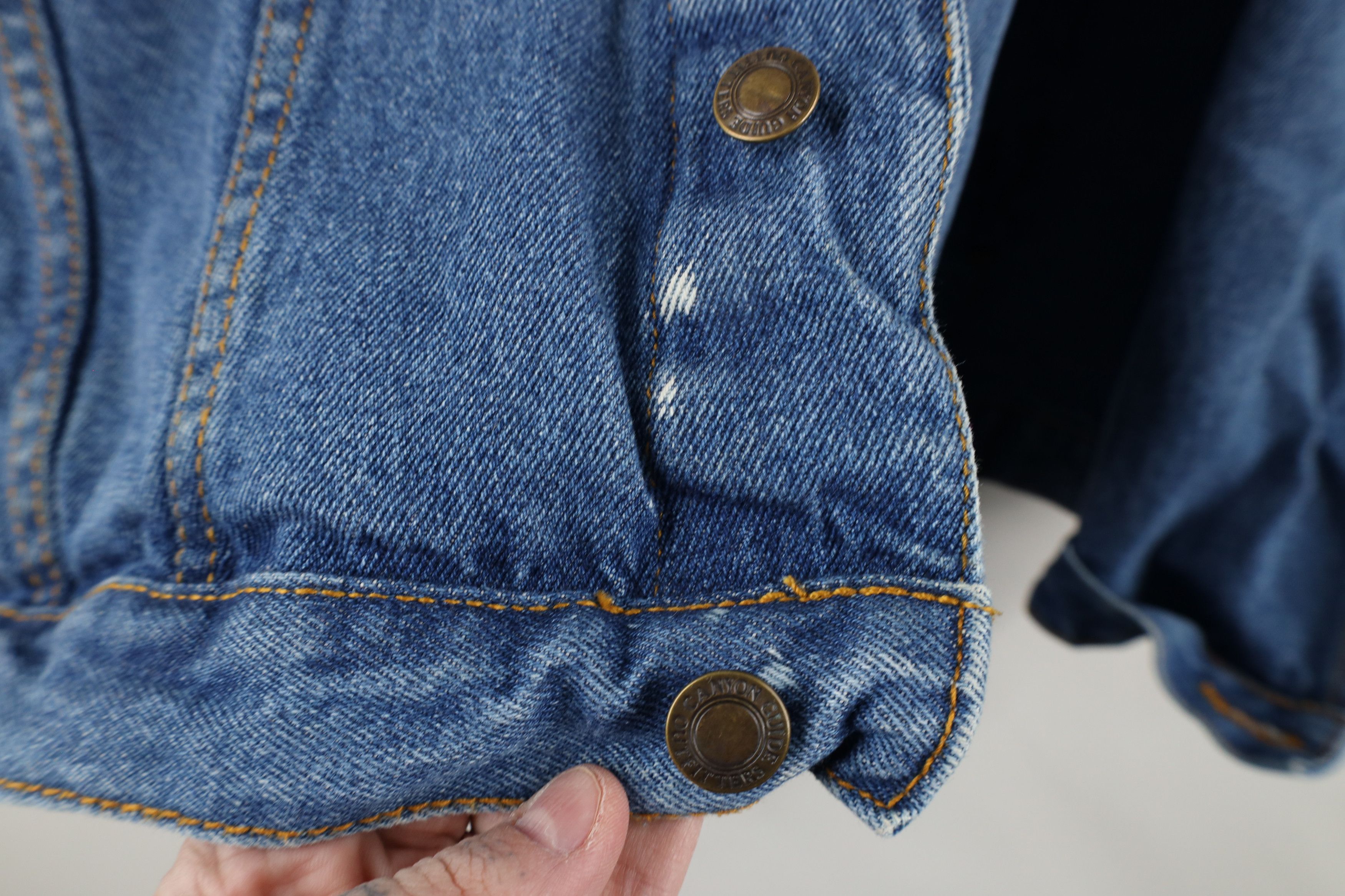 Vintage Vintage 90s Streetwear Denim Jean Trucker Jacket Blue Cotton Size US XL / EU 56 / 4 - 8 Thumbnail