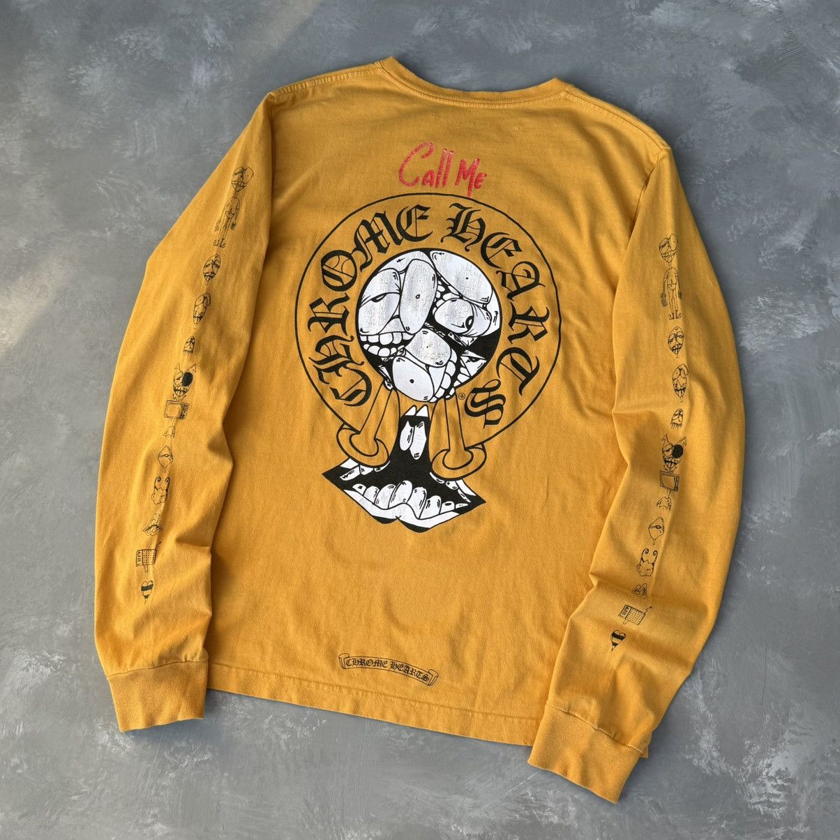 Chrome Hearts Matty boy mustard call me long sleeve | Grailed