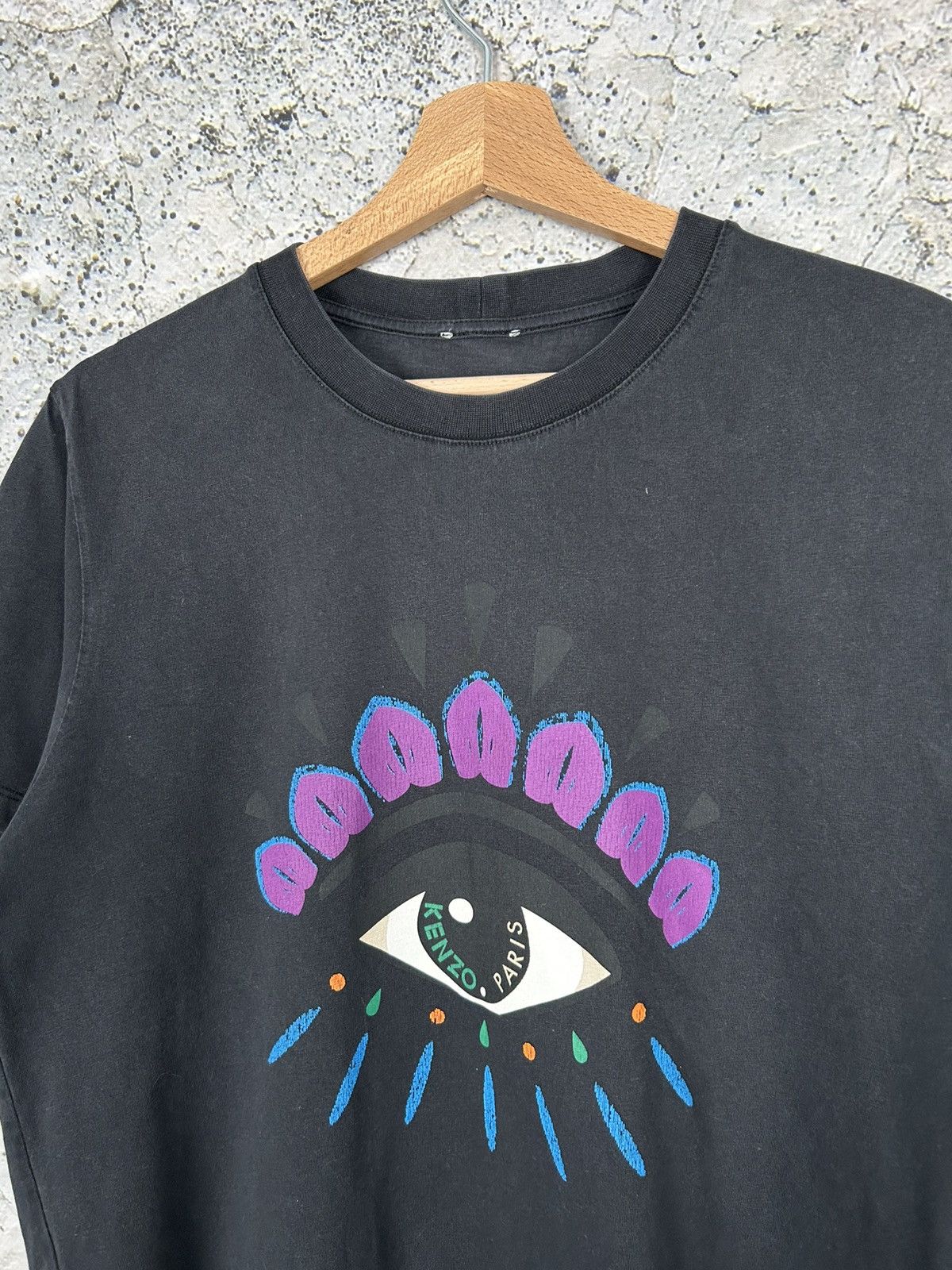 Kenzo Kenzo Eye Graphic Tee Designer Avant Garde Rare Hype Size US M / EU 48-50 / 2 - 3 Thumbnail