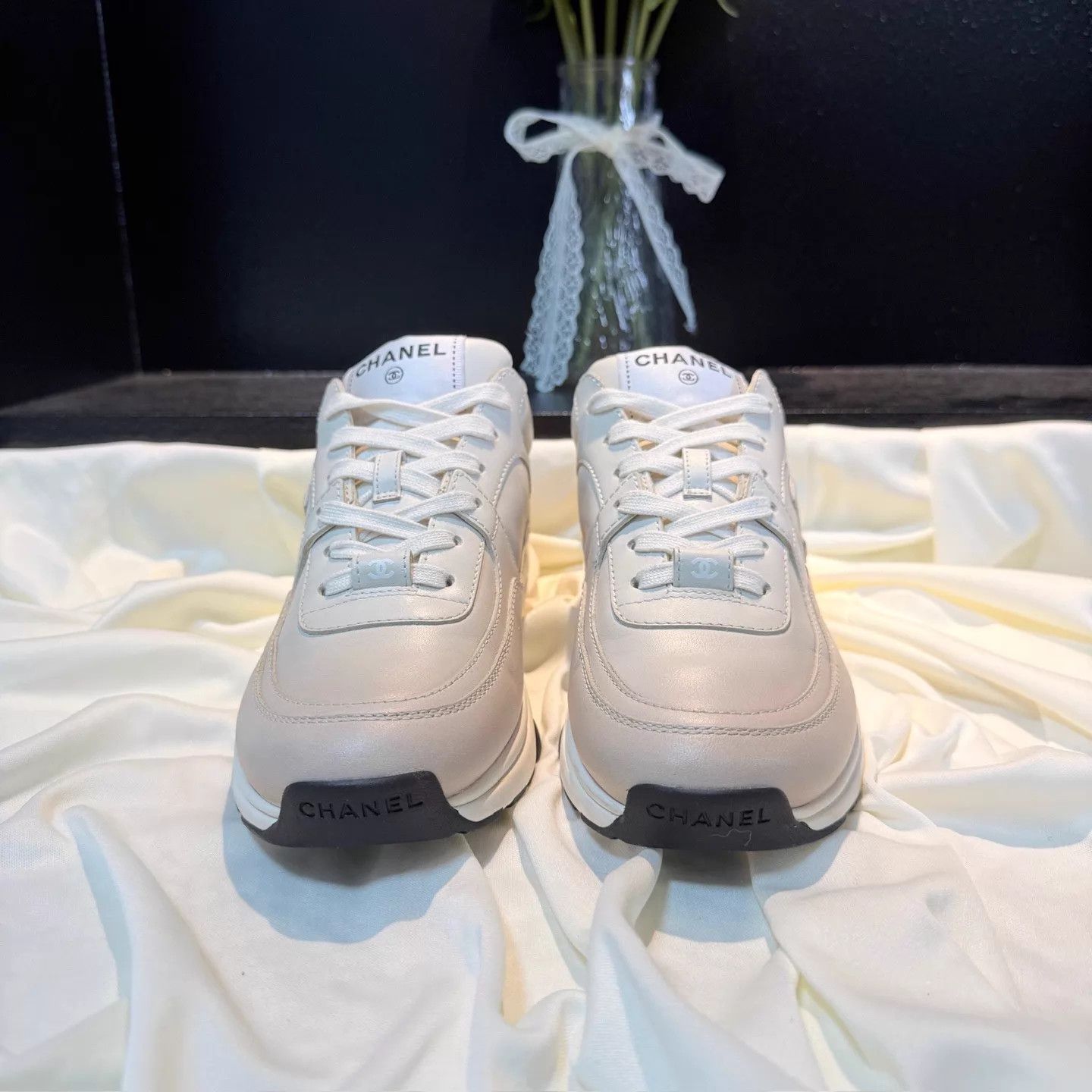 Chanel CHANEL 24K Rose Gradient CC Sneakers 36 99 New Size US 5.5 / IT 35.5 - 2 Thumbnail