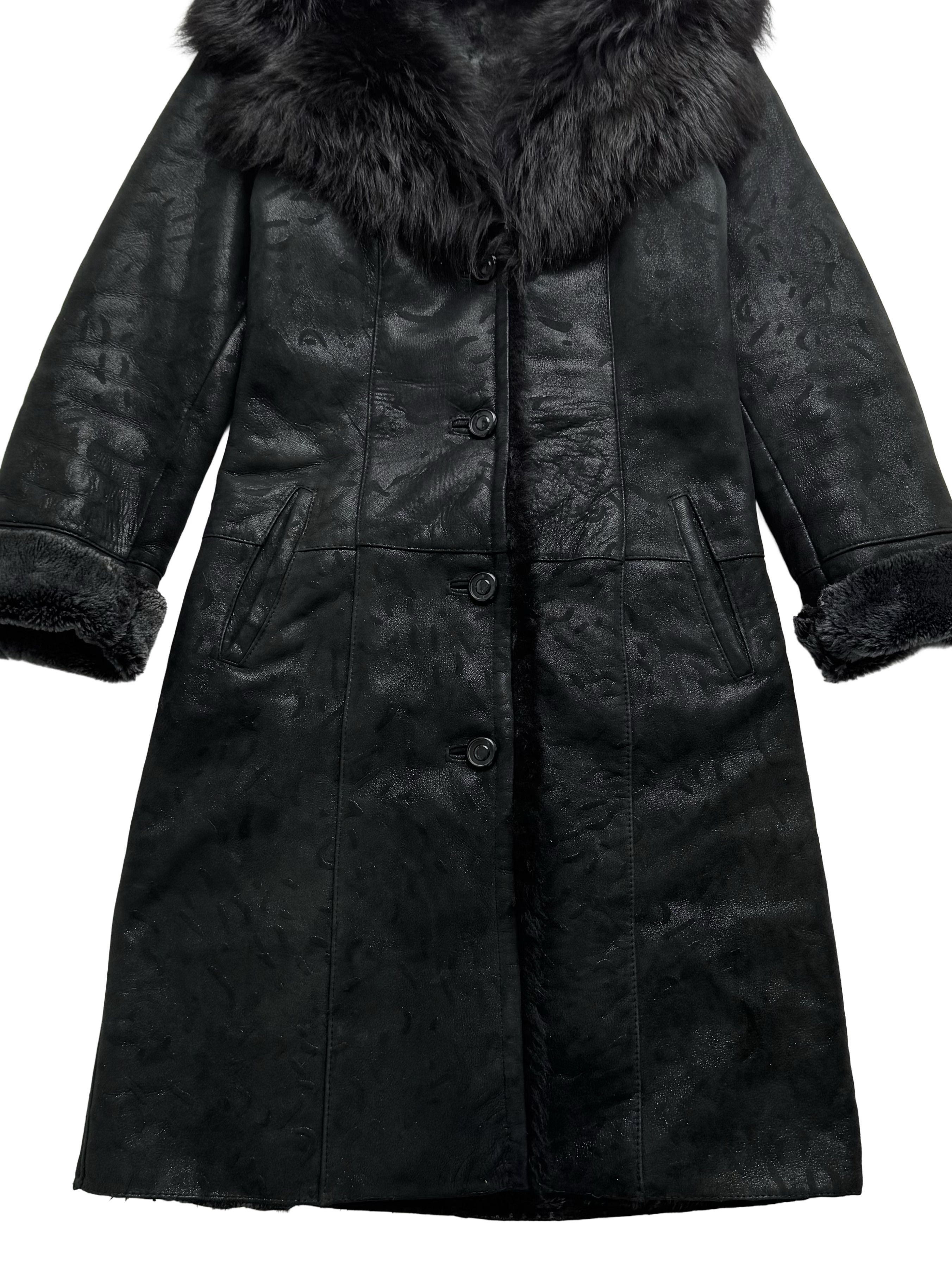 Vintage Vintage Real Sheepskin Hooded Coat Size S / US 4 / IT 40 - 8 Thumbnail