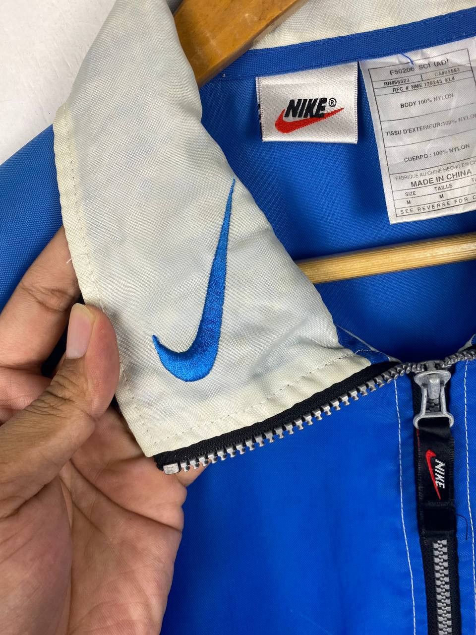 Nike vintage 90s nike anorak half zipper jacket nice design Size US M / EU 48-50 / 2 - 6 Thumbnail