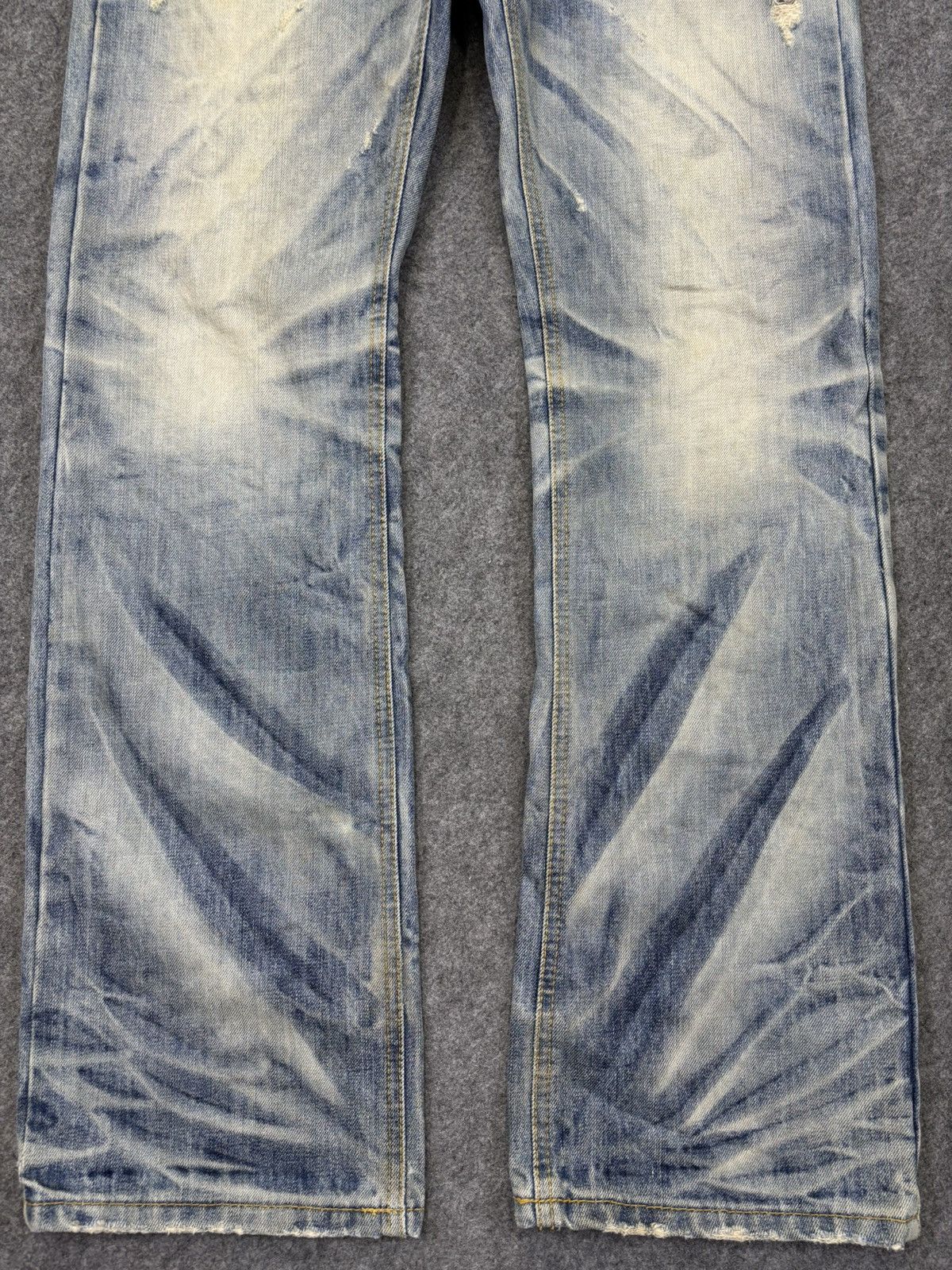 Other 💥Artisanal Fades💥improves Rare Style Distressed Denim F941 Size US 33 - 4 Thumbnail