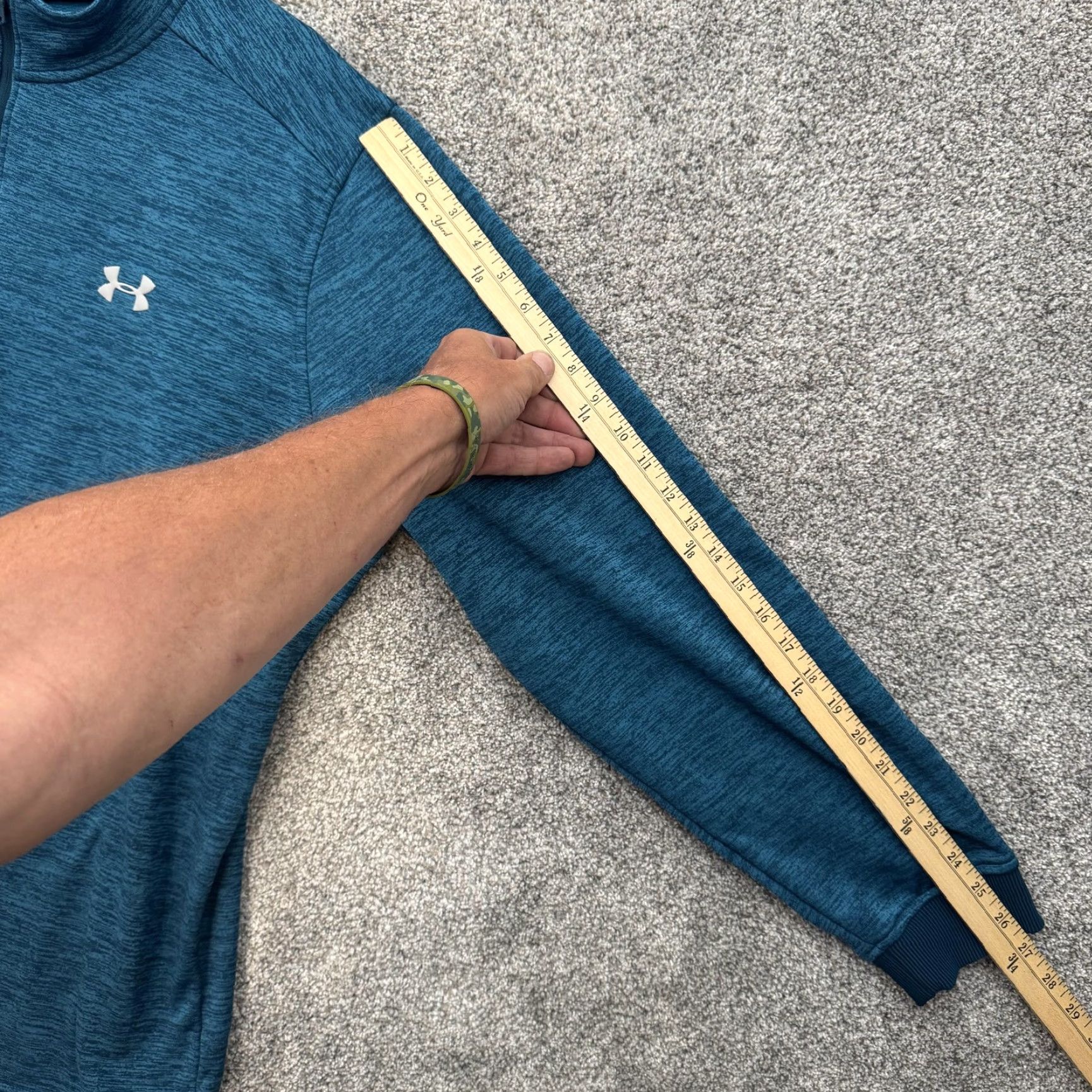 Under Armour Under Armour Pullover Mens 2XL Blue Fleece Quarter Zip Athletic Training XXL" Size US XXL / EU 58 / 5 - 5 Thumbnail