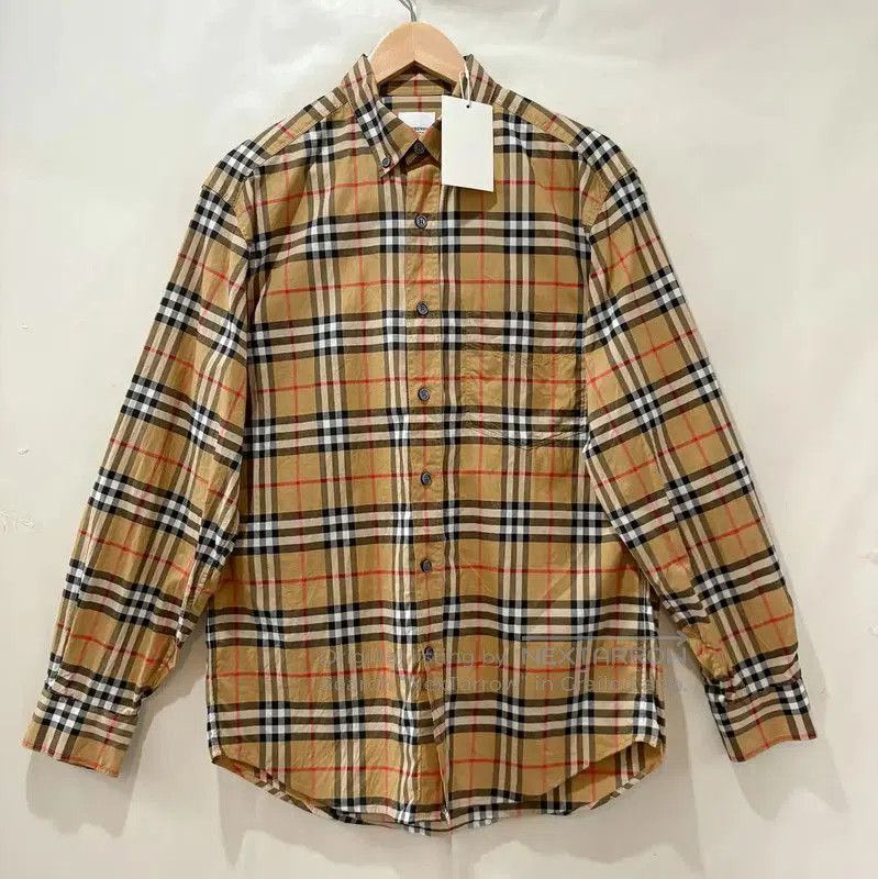 Burberry Burberry Men’s Long Sleeve Checkered Shirt. Size US M / EU 48-50 / 2 - 1 Thumbnail