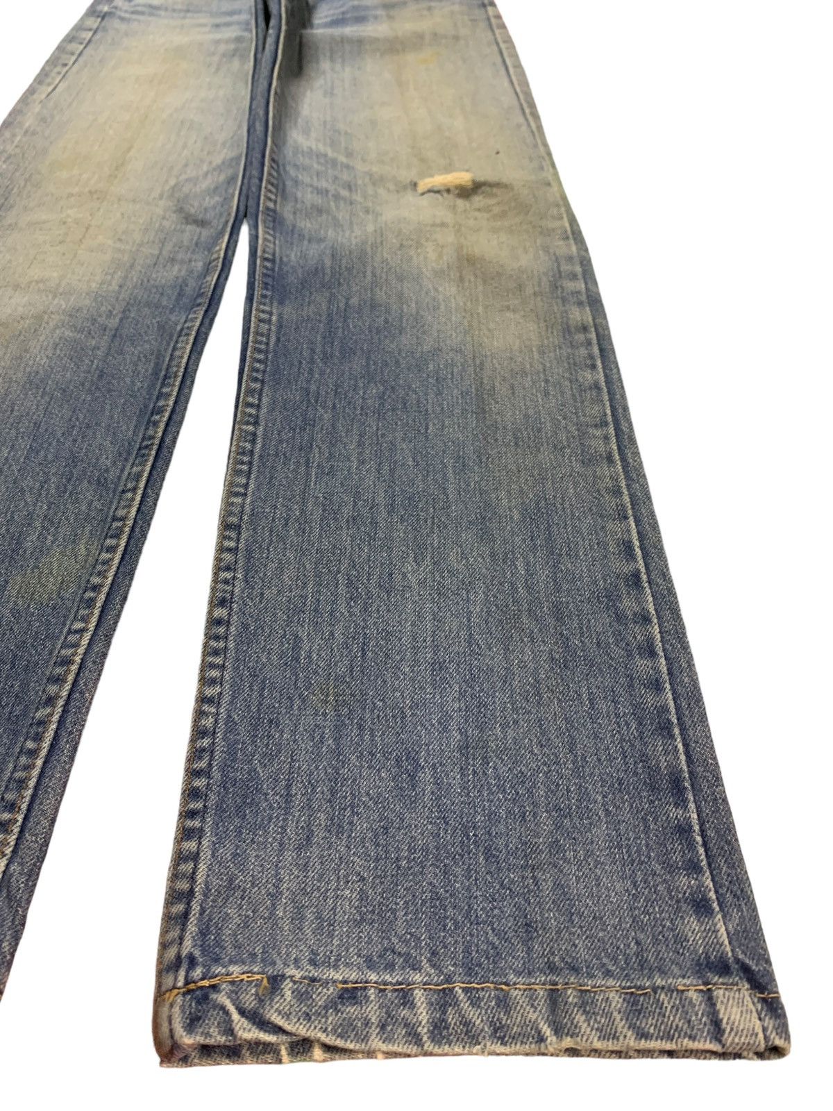 Levi's Vintage 70s Levis 505 Orange Tab Mud Wash Jeans Button #8 Size 28" / US 6 / IT 42 - 8 Thumbnail