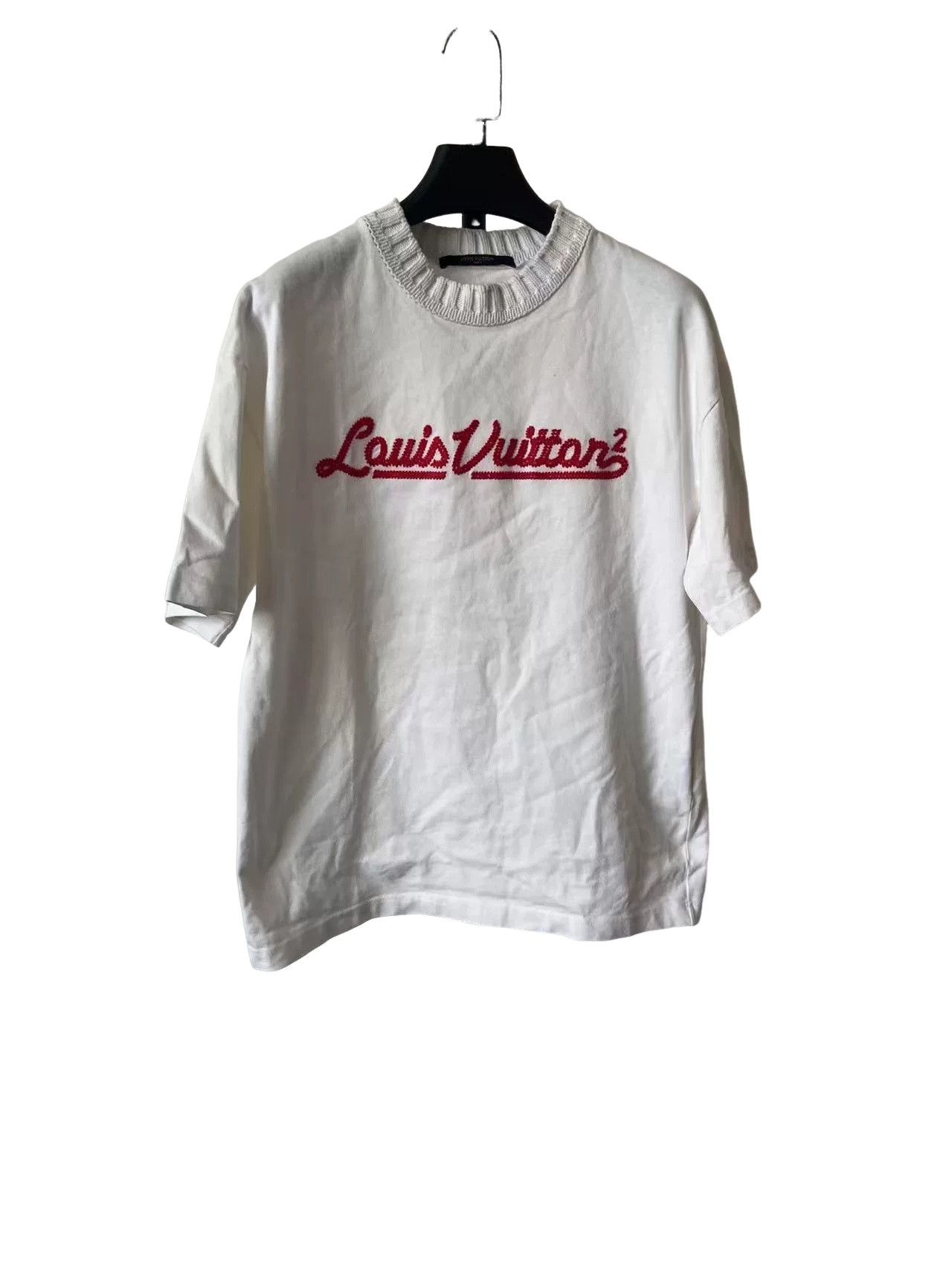 Louis Vuitton Louis Vuitton Red Script Logo T-Shirt Size S Size US S / EU 44-46 / 1 - 1 Thumbnail