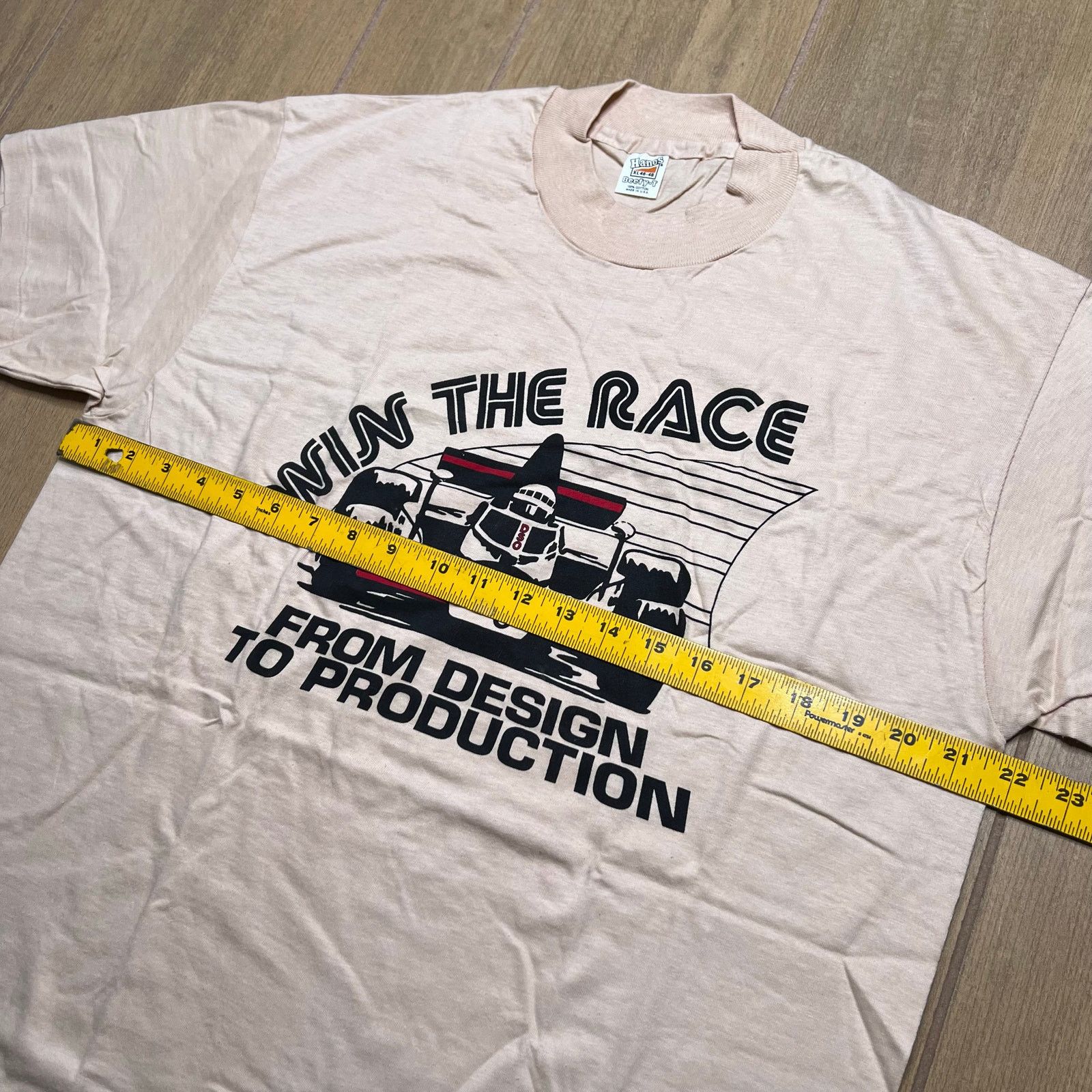 Hanes Vintage Intel Racing T Shirt XL USA Made Hanes Beefy T 90s Size US XL / EU 56 / 4 - 6 Thumbnail