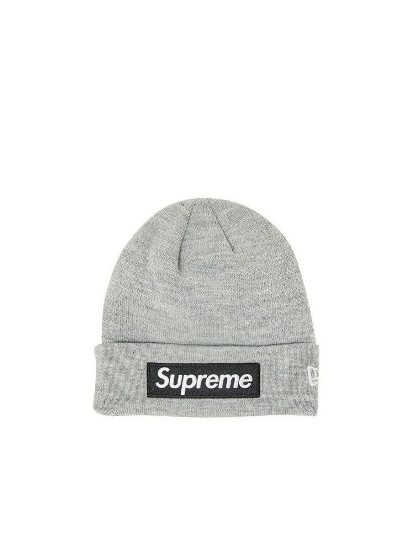 Supreme Supreme × New Era Box Logo Beanie 'Heather Grey' Size ONE SIZE - 2 Thumbnail