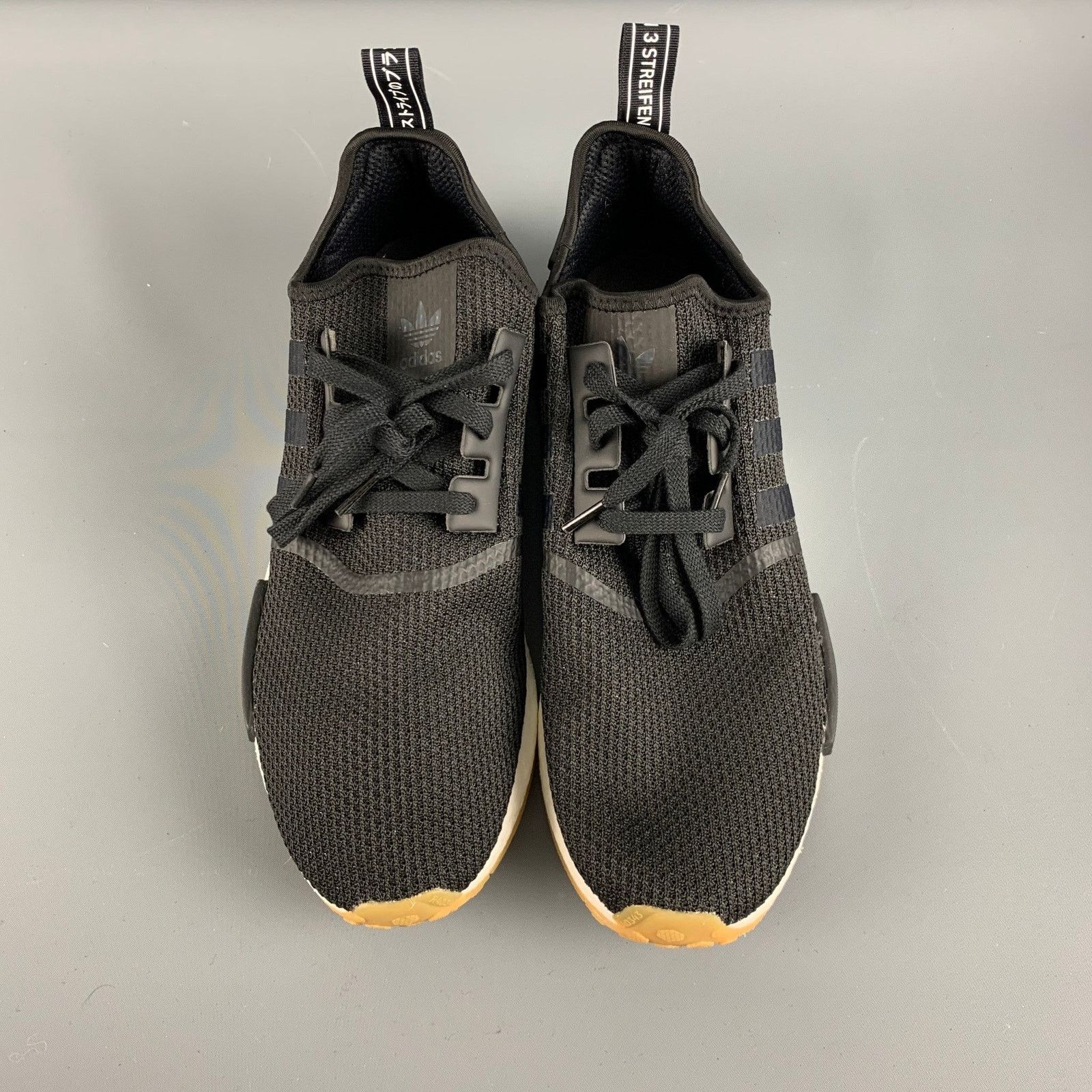 Adidas ADIDAS Size 13 Black Woven Nylon Lace Up Sneakers Size US 13 / EU 46 - 4 Thumbnail
