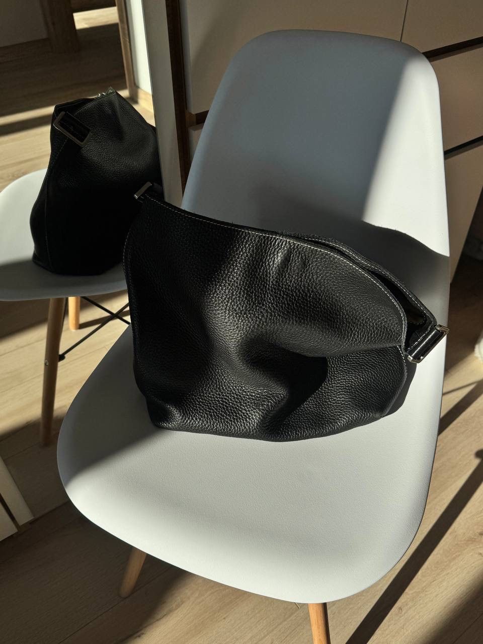 Jil Sander Jil Sander Nappa Leather Slouchy Hobo Bag Minimalist Luxury Size ONE SIZE - 1 Thumbnail
