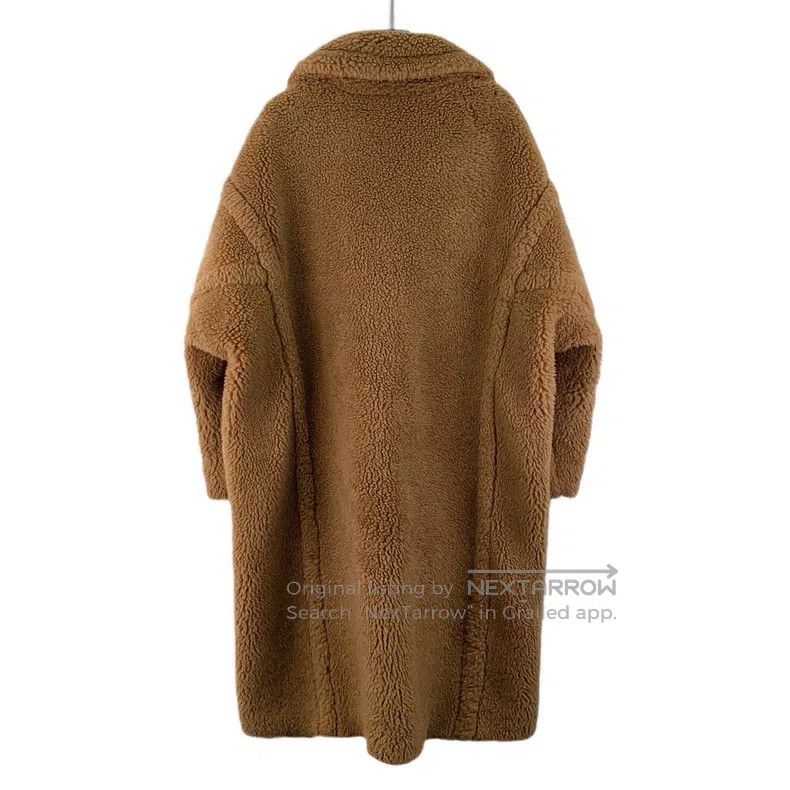 Max Mara Max Mara Dark Brown Camel Hair Lapel Double Breasted Long Size M / US 6-8 / IT 42-44 - 2 Thumbnail