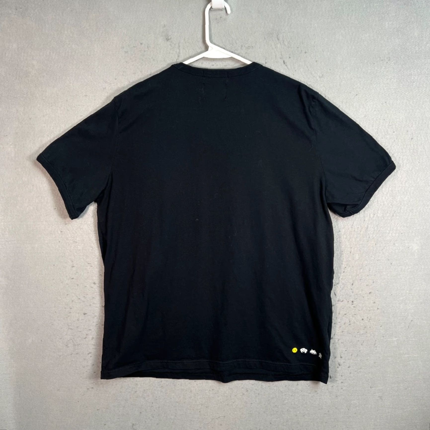 Fred Perry VINTAGE Fred Perry X Space Invaders Black T-Shirt Mens 2XL Cotton Size US XXL / EU 58 / 5 - 2 Thumbnail