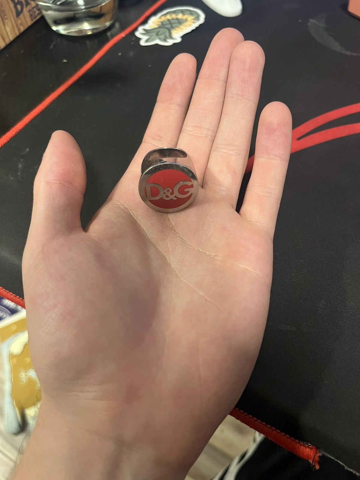 Dolce & Gabbana Dolce and Gabbana logo ring Size ONE SIZE - 2 Thumbnail