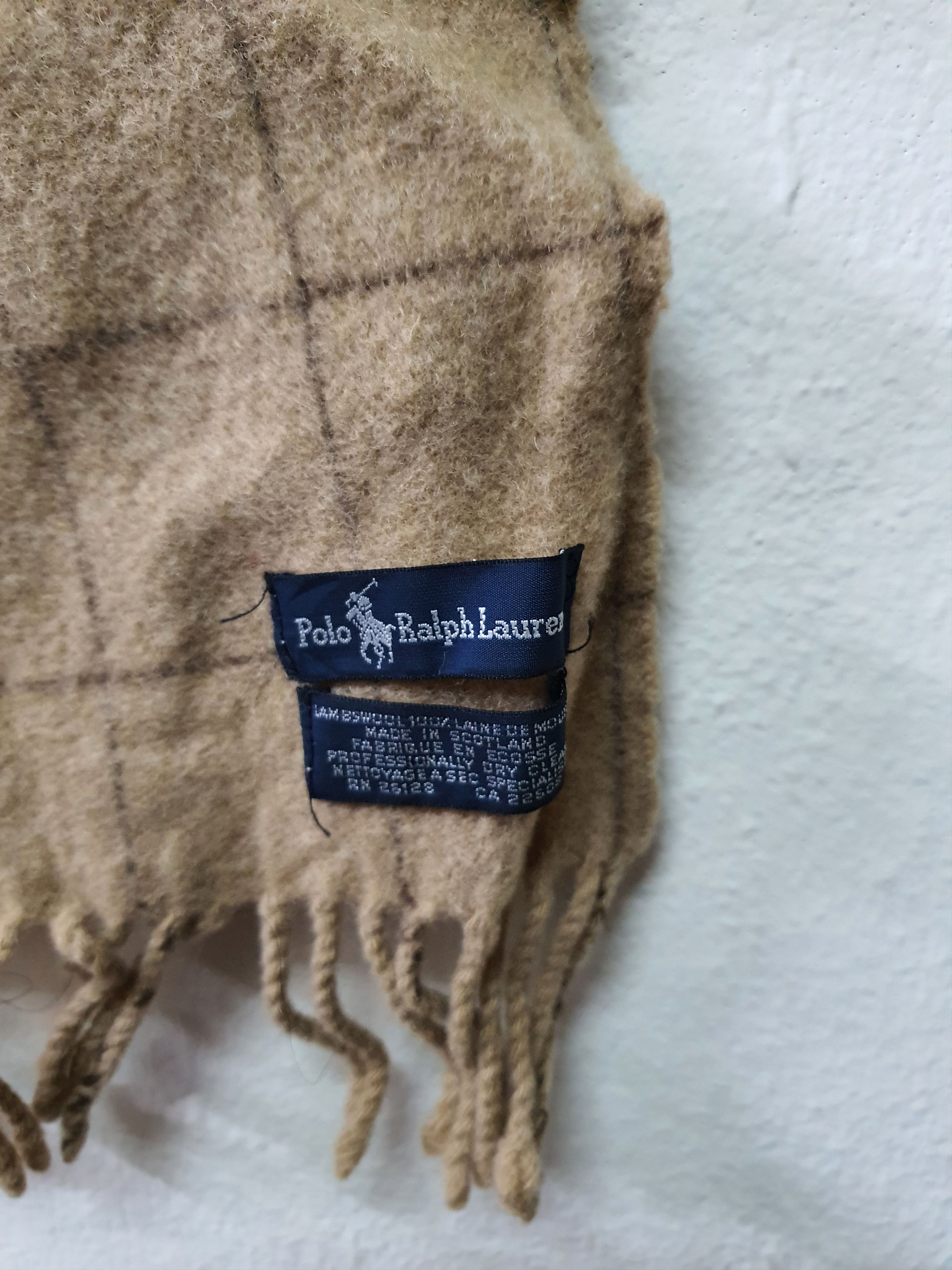 Polo Ralph Lauren Vintage 00s Polo Ralph Lauren Scarf/Mafla 🔥 Size ONE SIZE - 4 Thumbnail