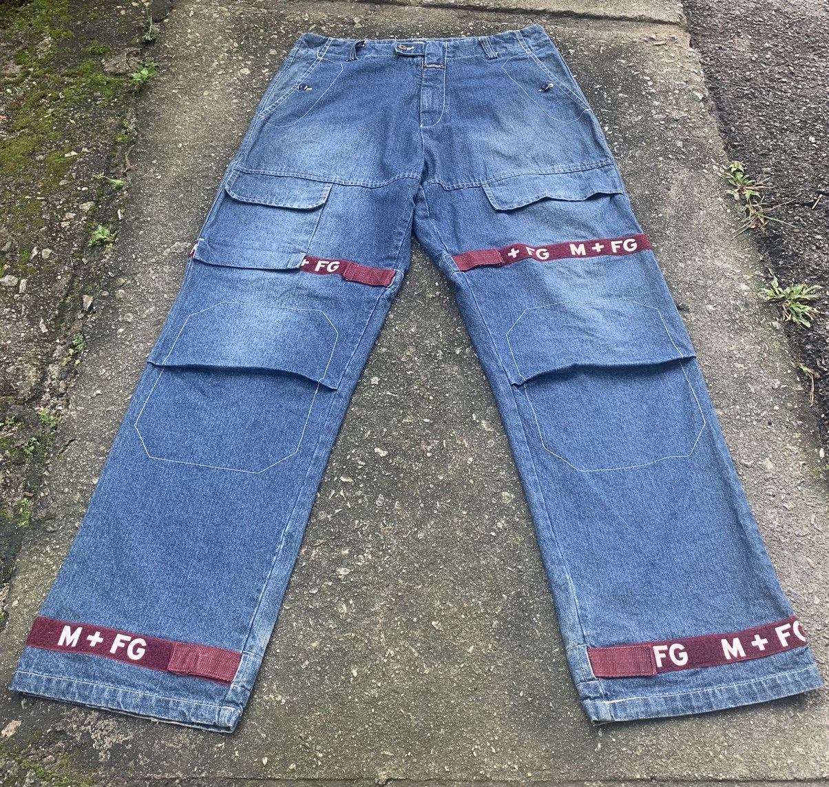 Marithe + Francois Girbaud Le Jean De Marithe Francois Girbaud Reconstructed Pant Size US 35 - 13 Thumbnail