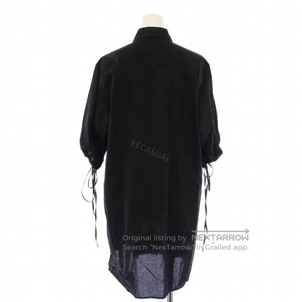 Y's Yohji Yamamoto Black Cotton Shirt. Size US M / EU 48-50 / 2 - 2 Thumbnail