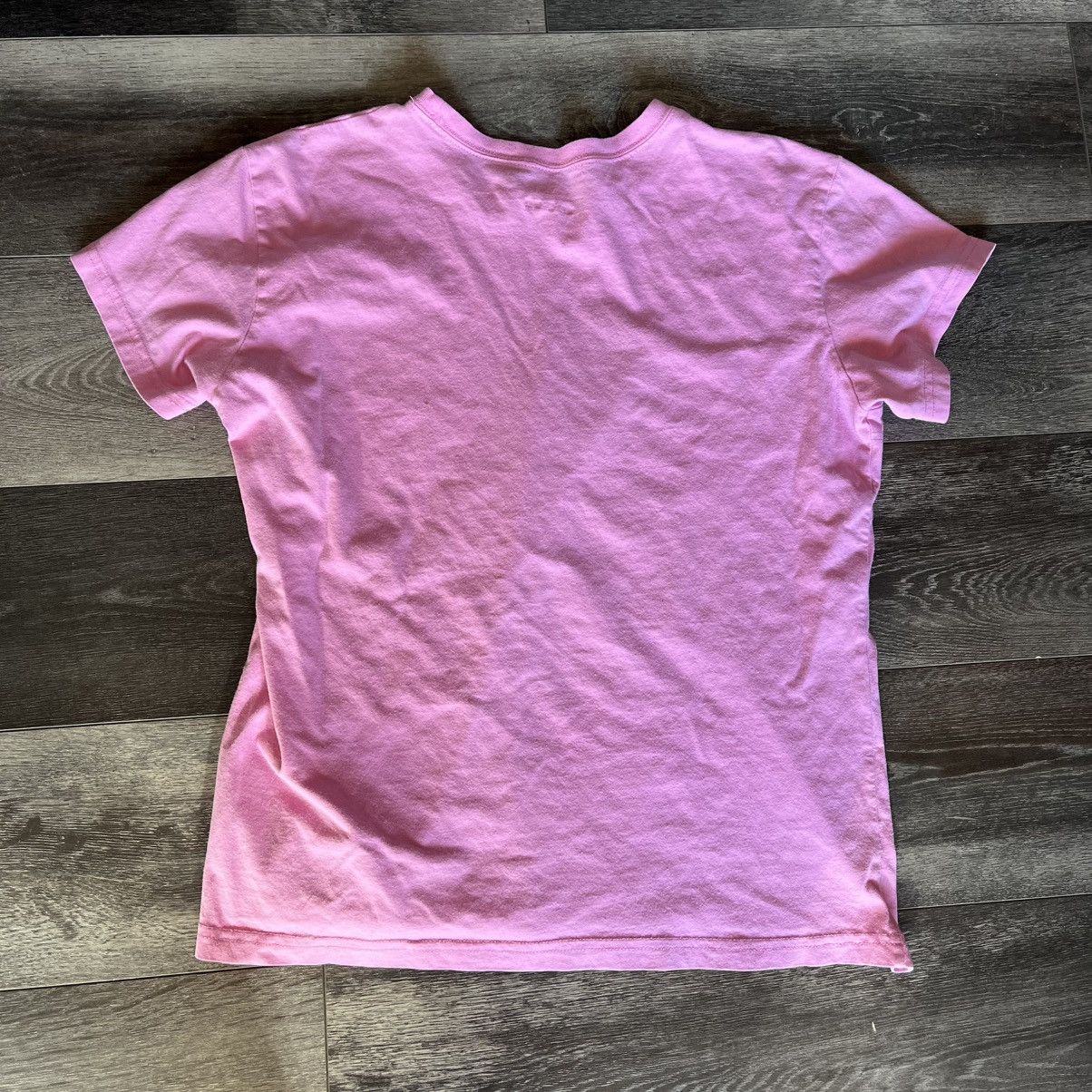 Disney Vintage Y2K Tinker Bell Big All Over Print Graphic Logo Tee Size L / US 10 / IT 46 - 3 Thumbnail