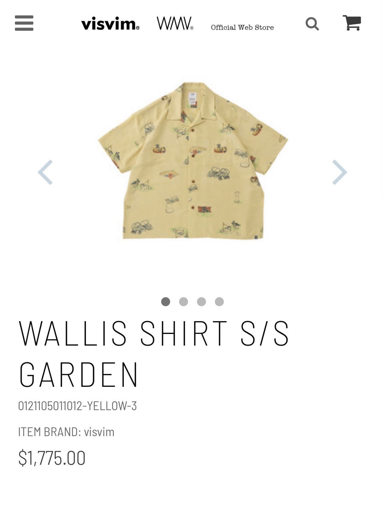 Visvim Wallis Shirt S/S Garden Size US L / EU 52-54 / 3 - 2 Thumbnail