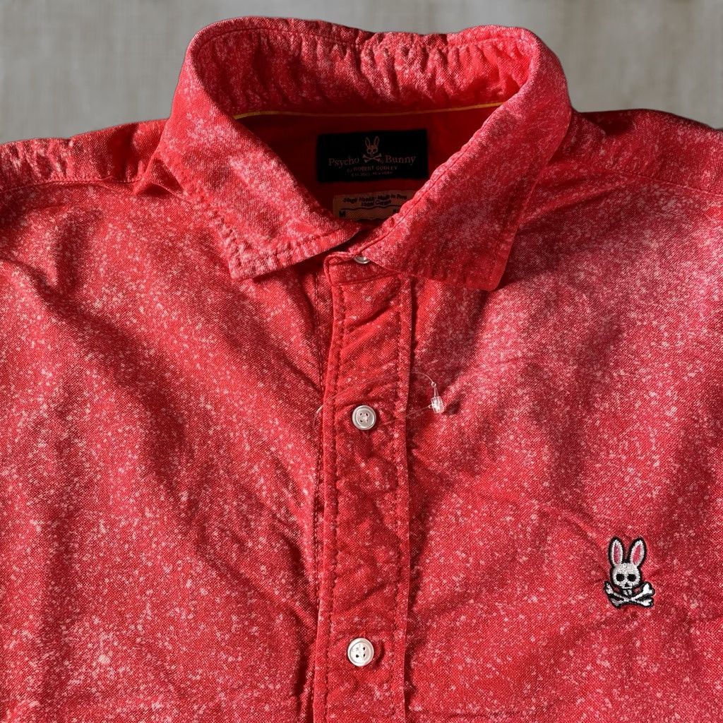 Psycho Bunny Psycho Bunny Shirt Men M Red Long Sleeve Button-Up Dots Ombre Gradient Size US M / EU 48-50 / 2 - 1 Thumbnail