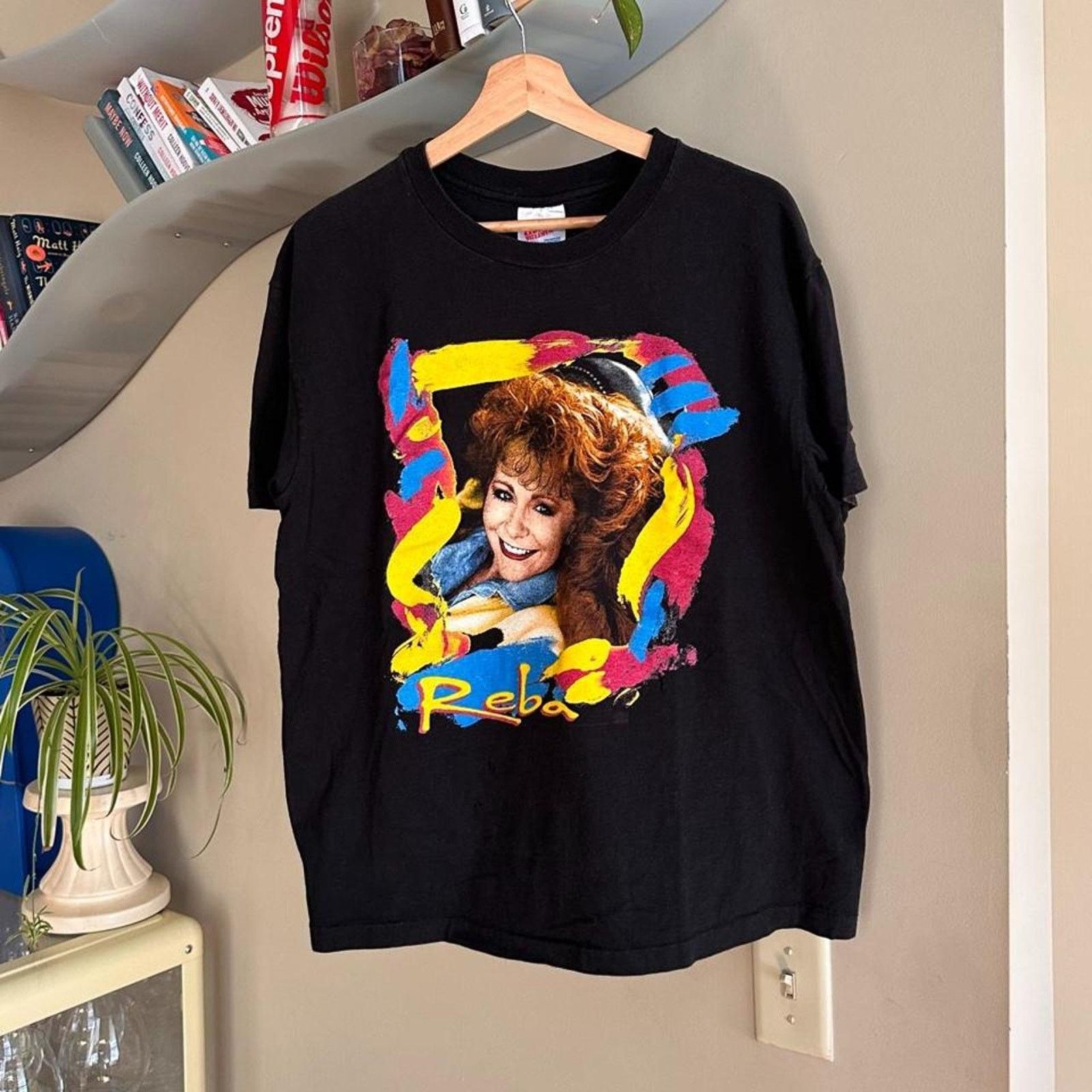 Band Tees × Vintage Vintage Reba Shirt Size US L / EU 52-54 / 3 - 1 Thumbnail